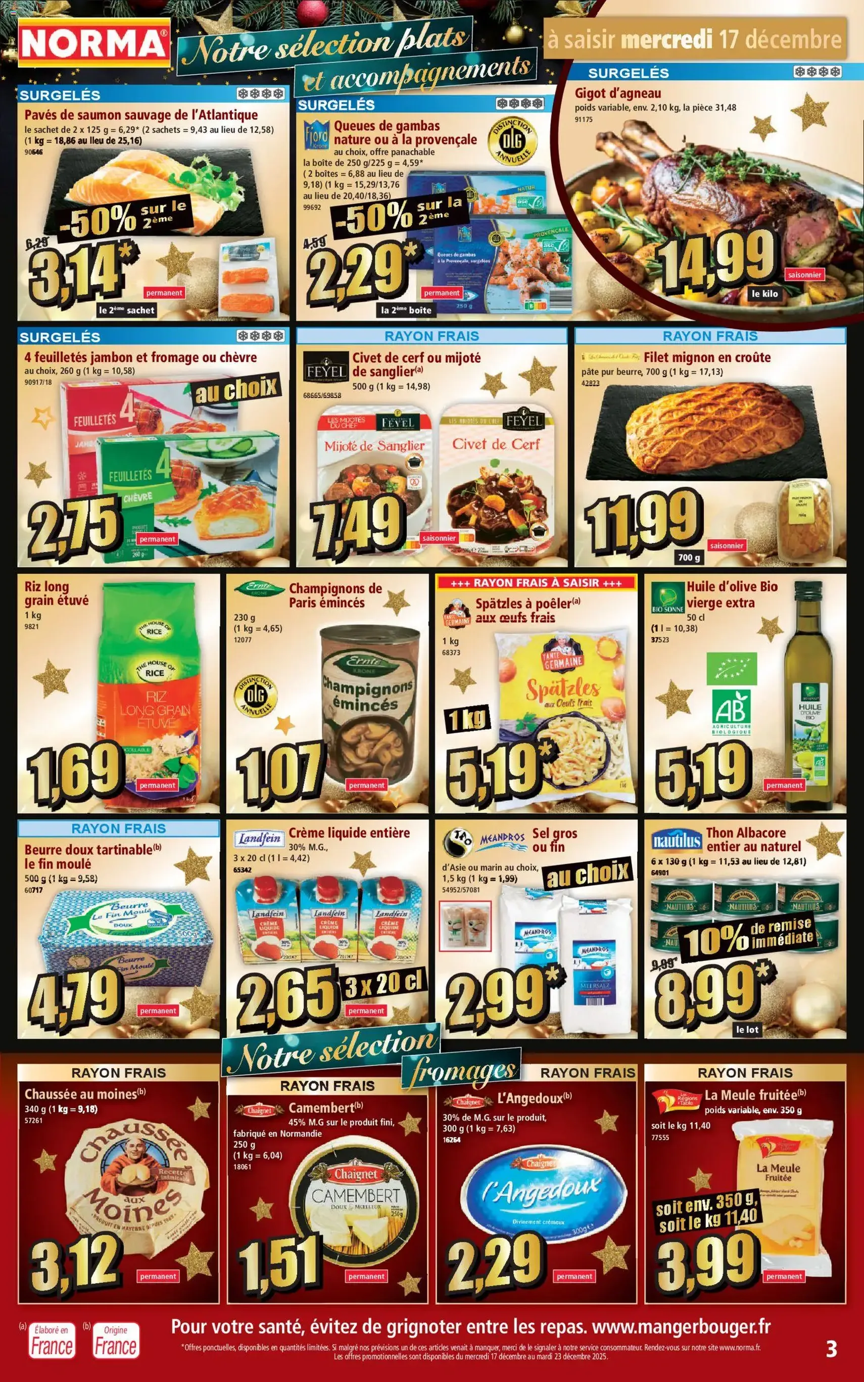 Norma catalogue - brochure valable à partir du 17/12/2025, page 3 sur 12