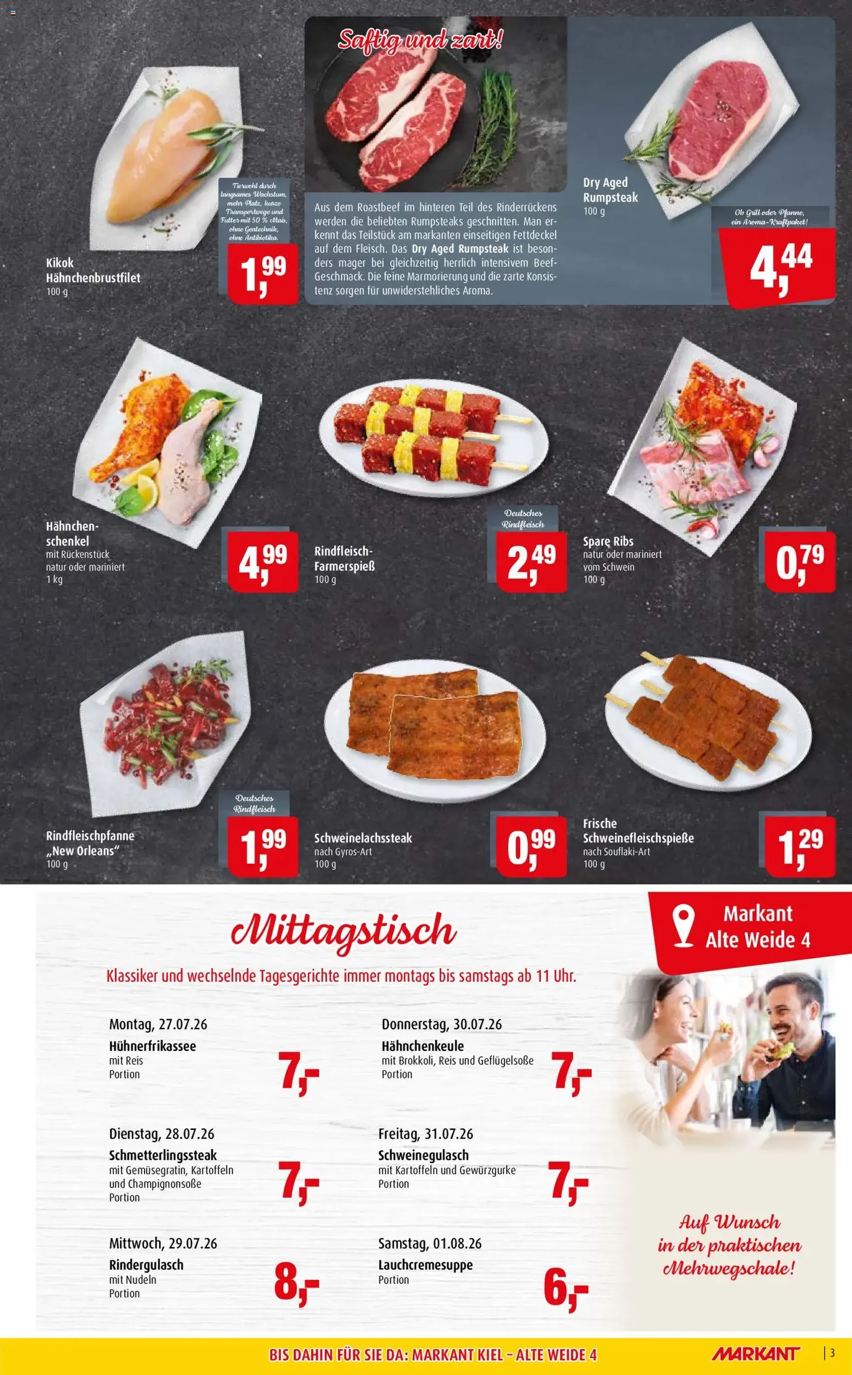 Markant Prospekt - Gültiger Prospekt ab 27.07.2026, Seite 3 von insgesamt 14