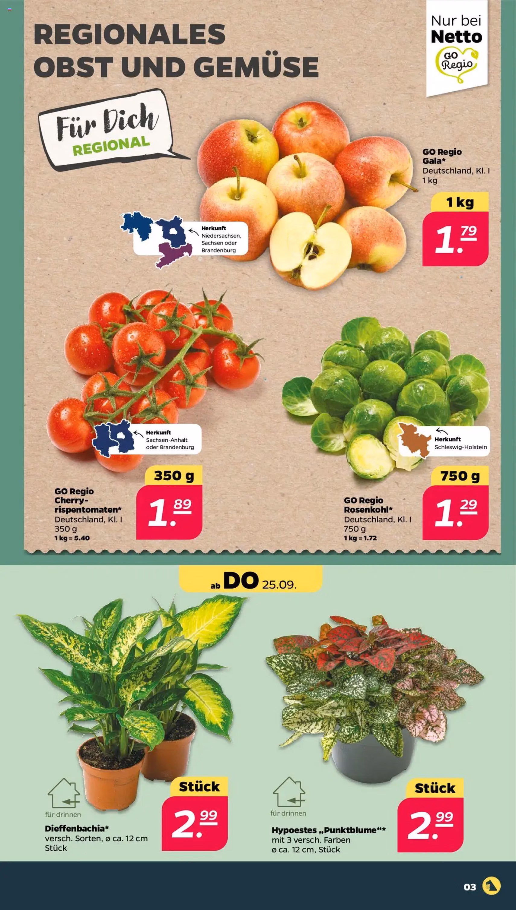 Netto Prospekt - Gültiger Prospekt ab 21.09.2025, Seite 3 von insgesamt 34 Netto Prospekt - Gültiger Prospekt ab 21.09.2025, Seite 3 von insgesamt 34