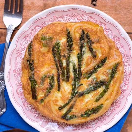 Anteprima ricetta Frittata con asparagi selvatici