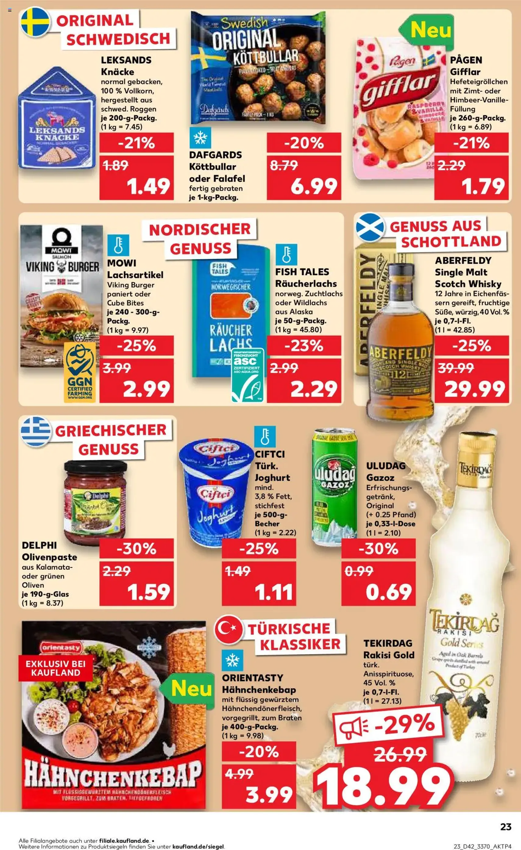 Kaufland Prospekt - Gültiger Prospekt ab 16.10.2025, Seite 23 von insgesamt 64 Kaufland Prospekt - Gültiger Prospekt ab 16.10.2025, Seite 23 von insgesamt 64