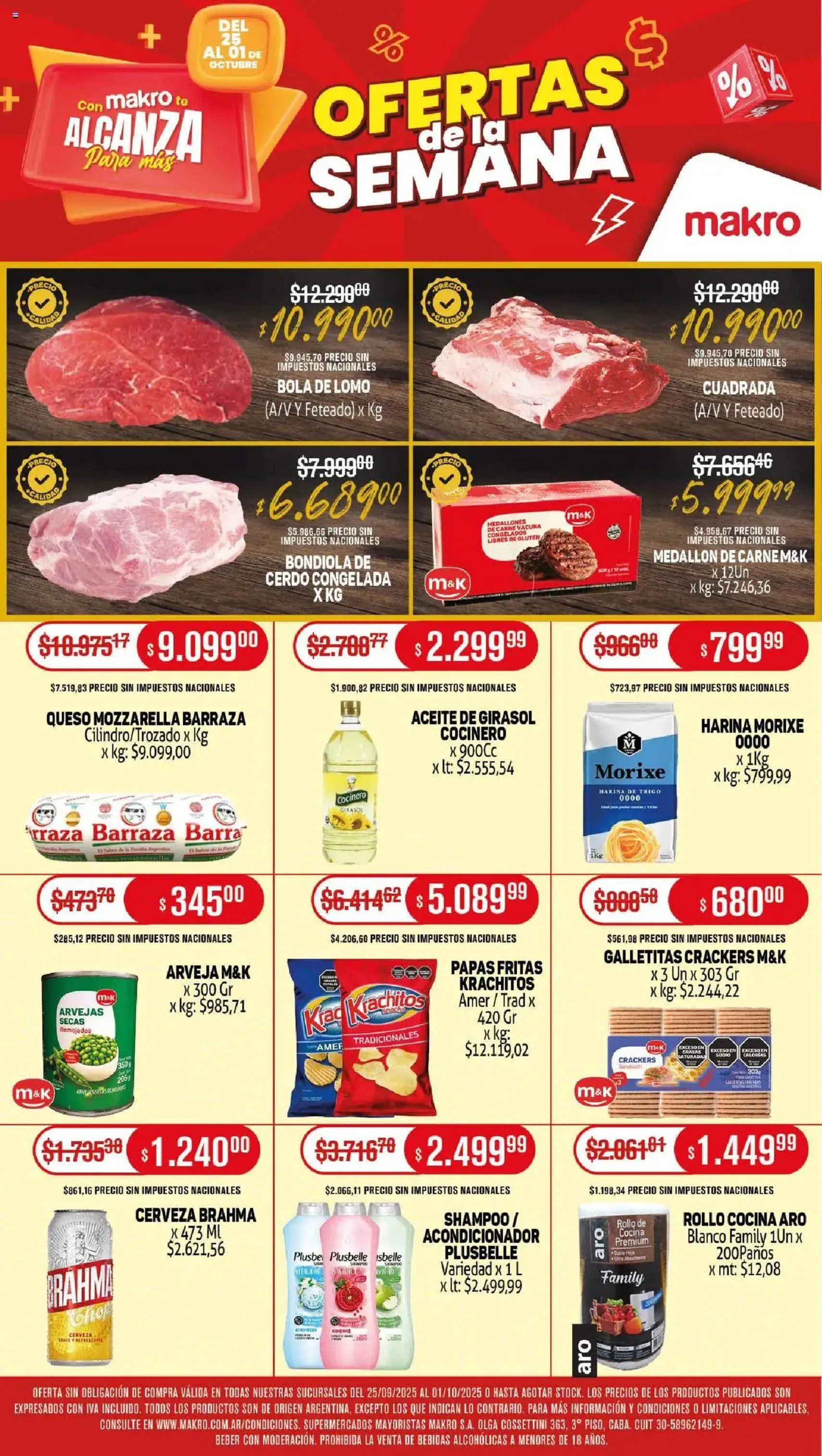 Makro ofertas - folleto válido desde 25/09/2025 página 1 de 20