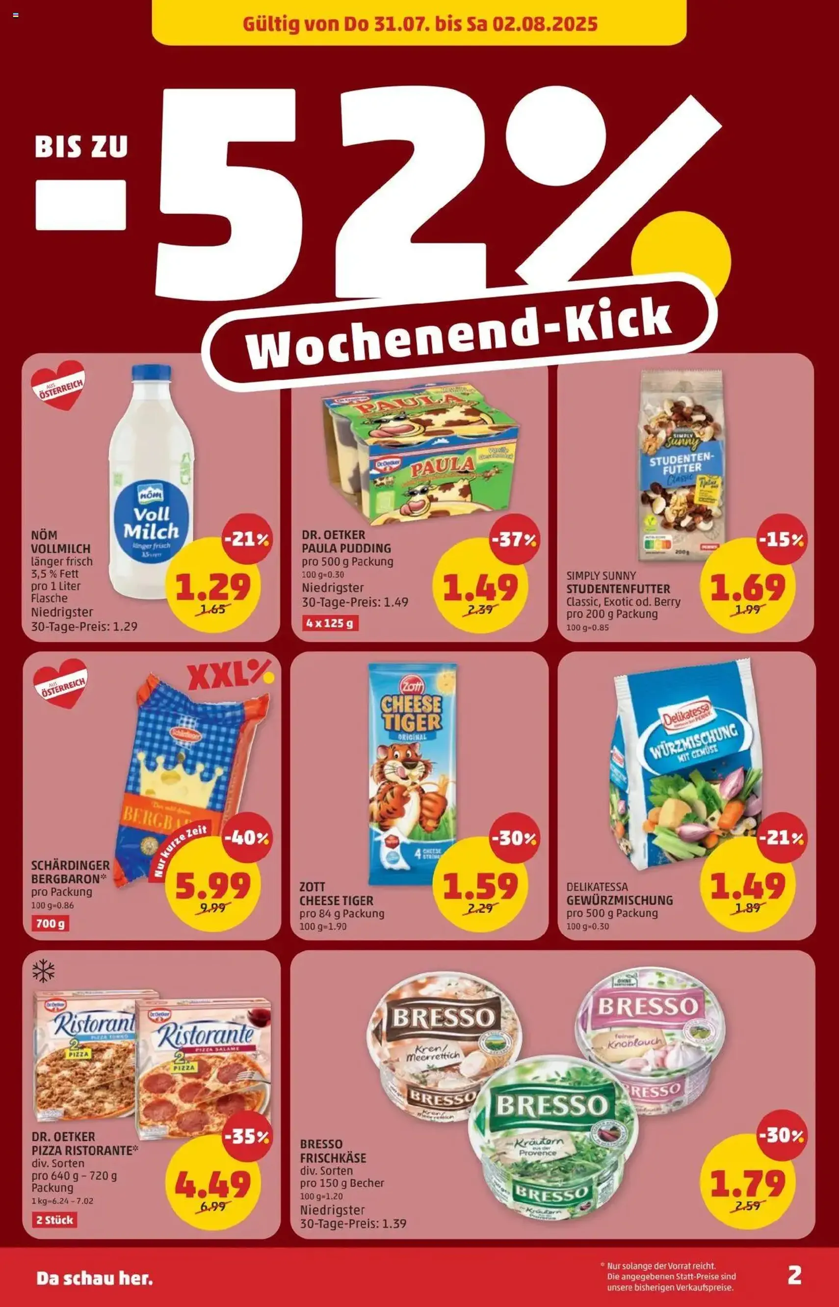 Penny Markt Flugblatt - Gültiger Prospekt ab 31.07.2025, Seite 2 von insgesamt 24