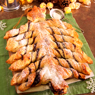 Recipe preview Nutella Christmas tree
