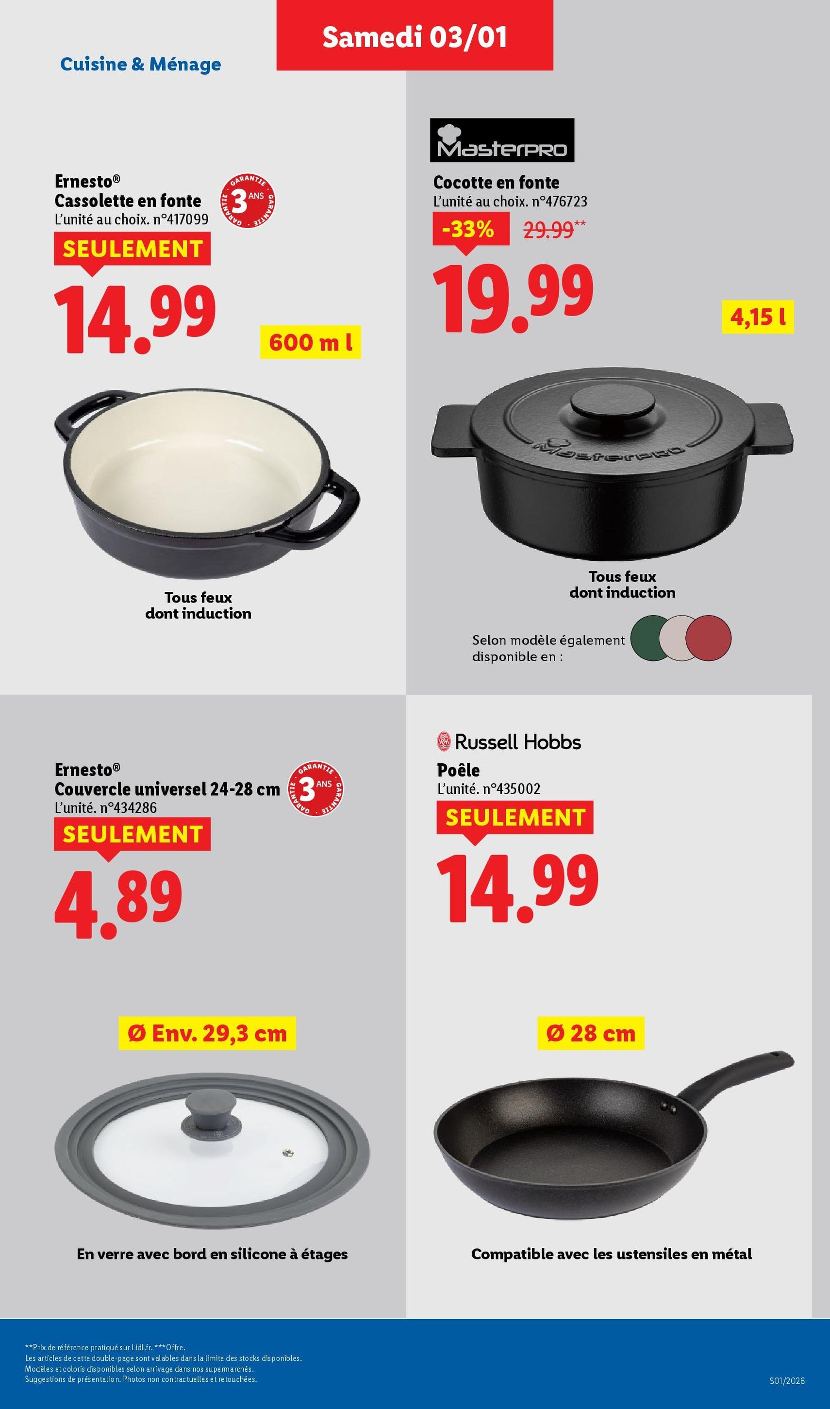 LIDL catalogue semaine 1 - brochure valable à partir du 03/01/2026, page 41 sur 77