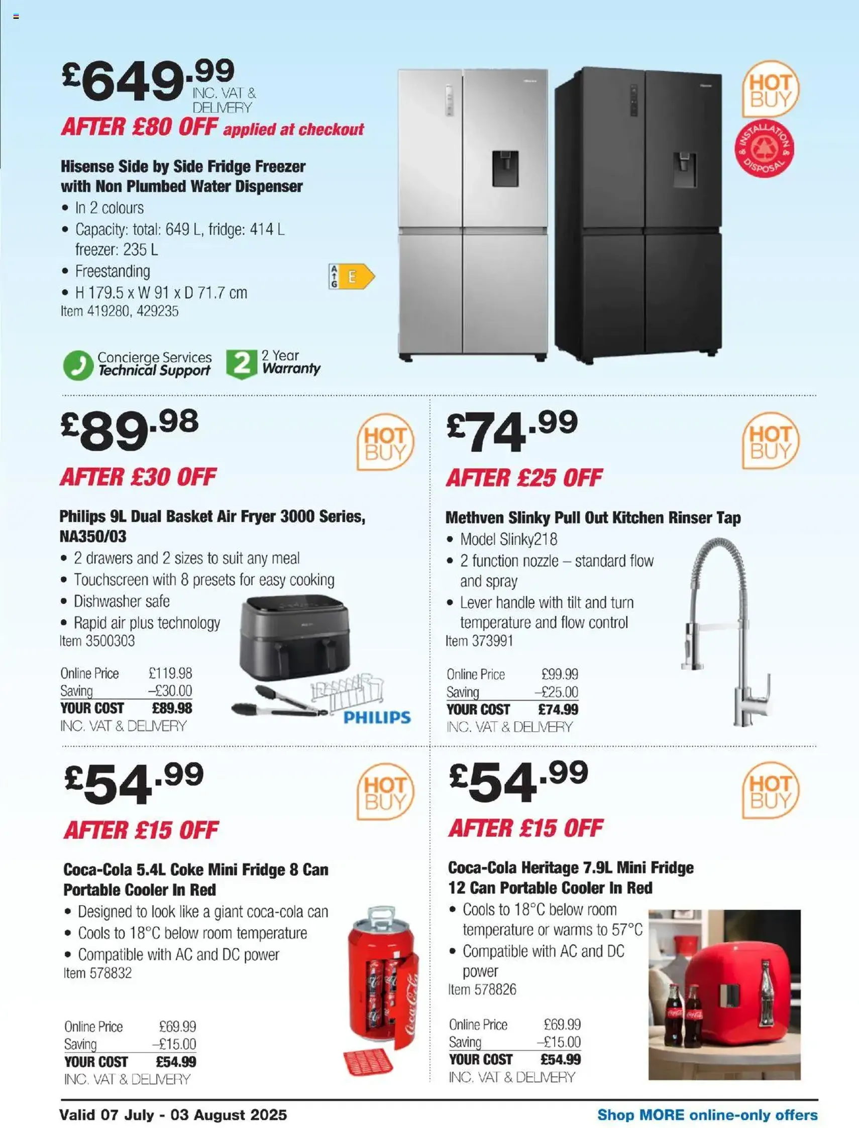 Costco - ENGLAND ONLY - valid flyer from 07/07/2025, page 32 of 36