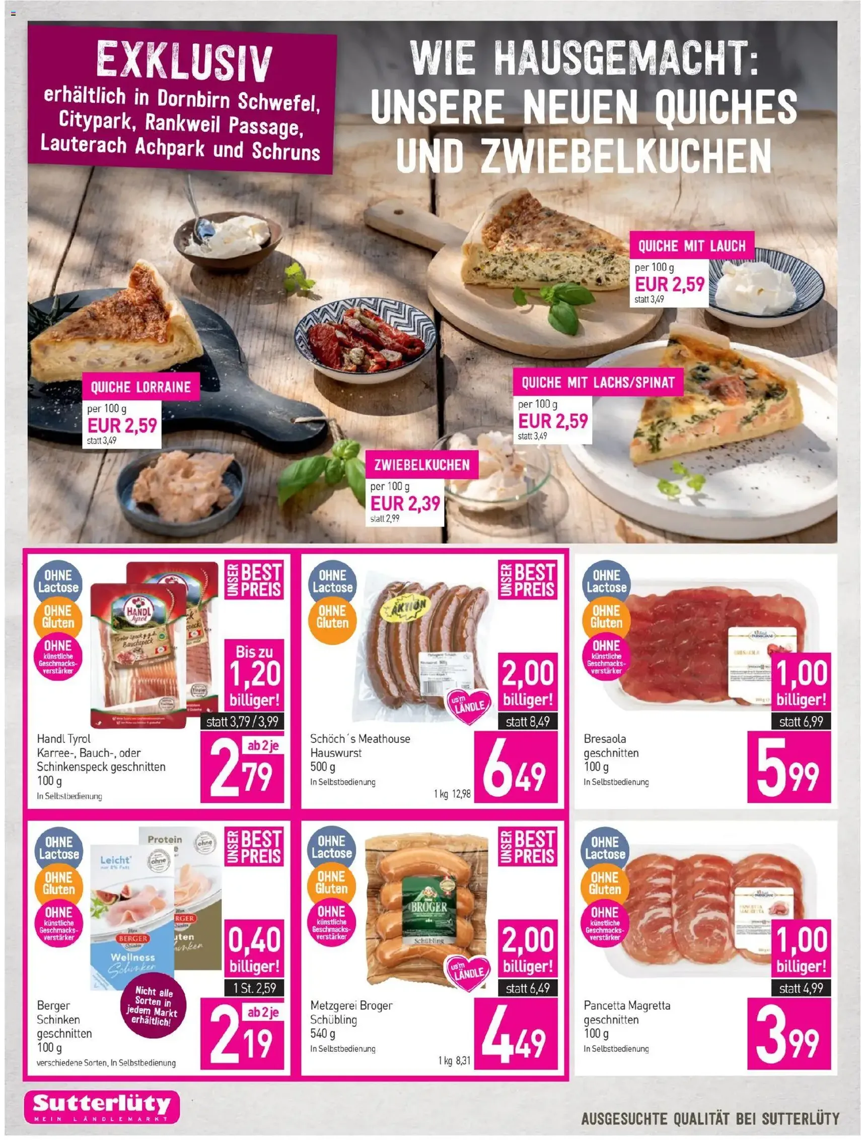 Sutterlüty Flugblatt - Gültiger Prospekt ab 13.11.2025, Seite 8 von insgesamt 20