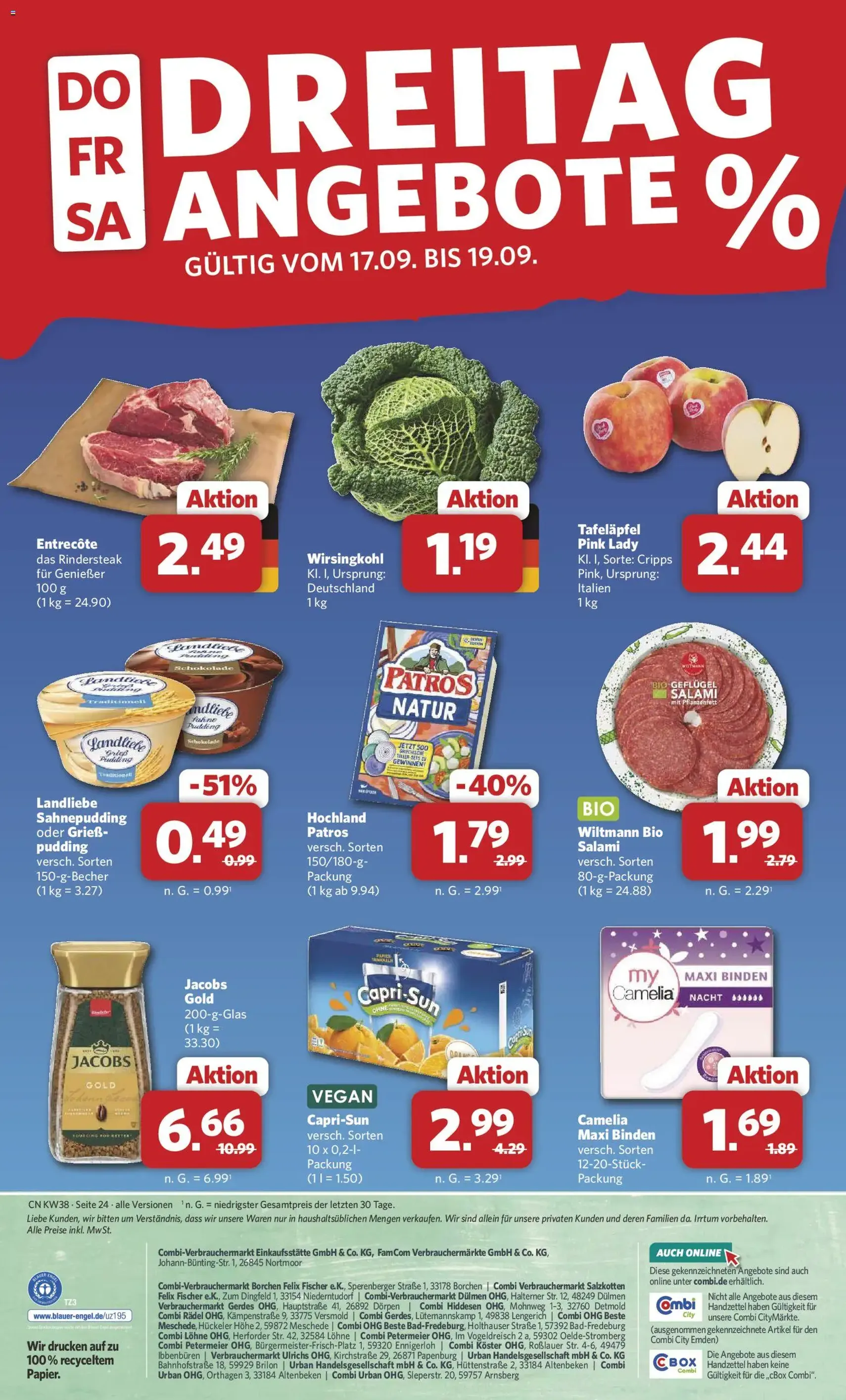 Combi Prospekt - Gültiger Prospekt ab 14.09.2026, Seite 26 von insgesamt 33