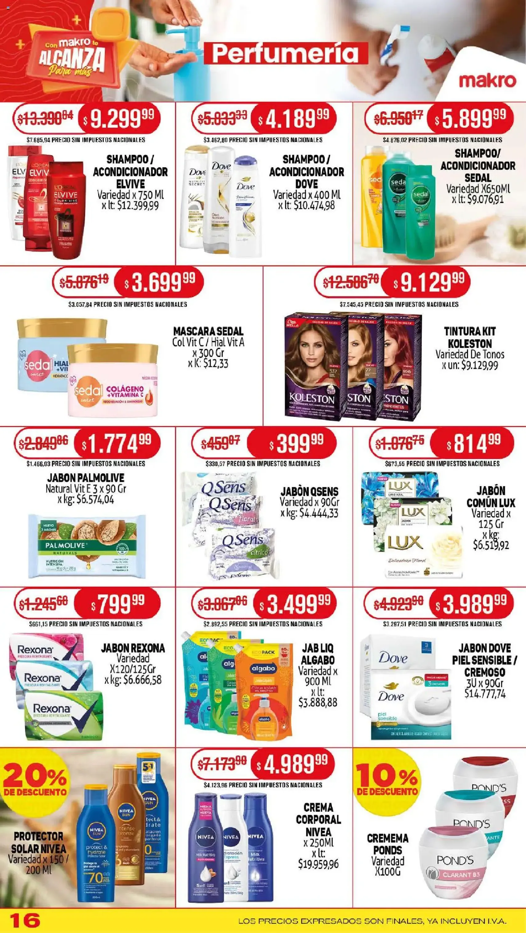 Makro ofertas - folleto válido desde 06/11/2025 página 16 de 22