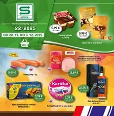 Sintra leták - náhľad letáku platný od 20.11.2025