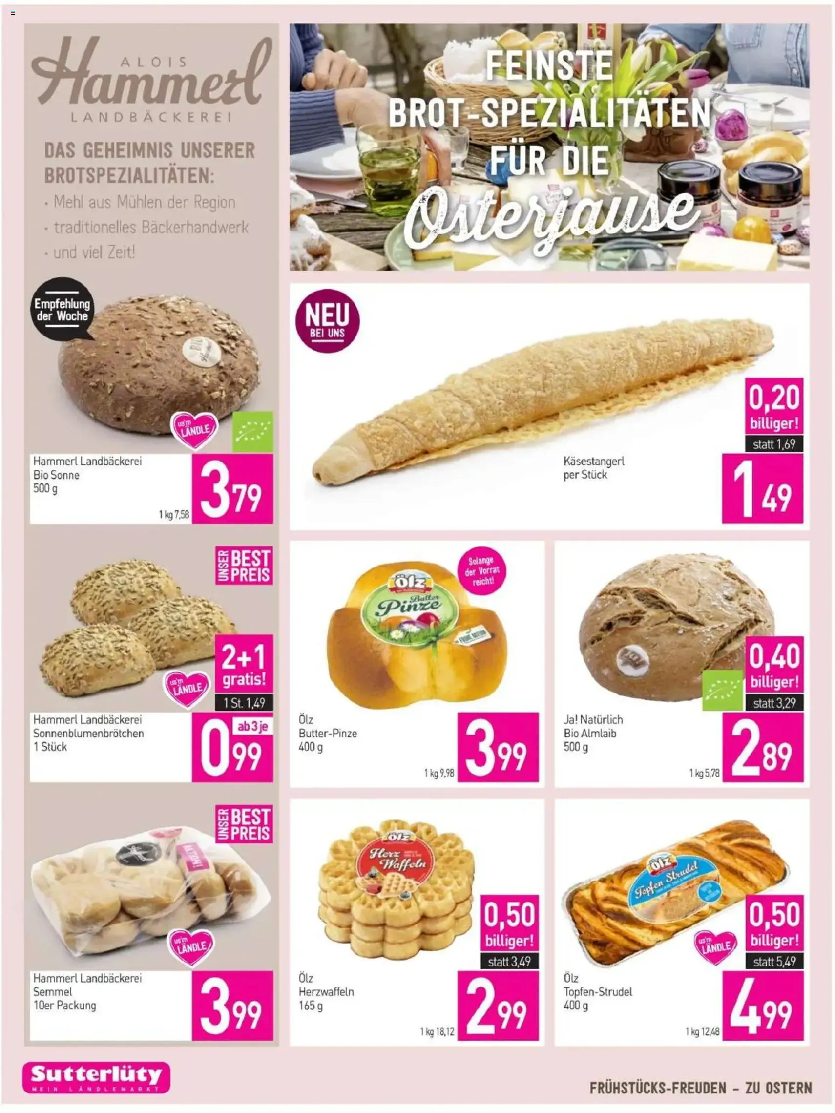 Sutterlüty Flugblatt - Gültiger Prospekt ab 26.03.2026, Seite 2 von insgesamt 24