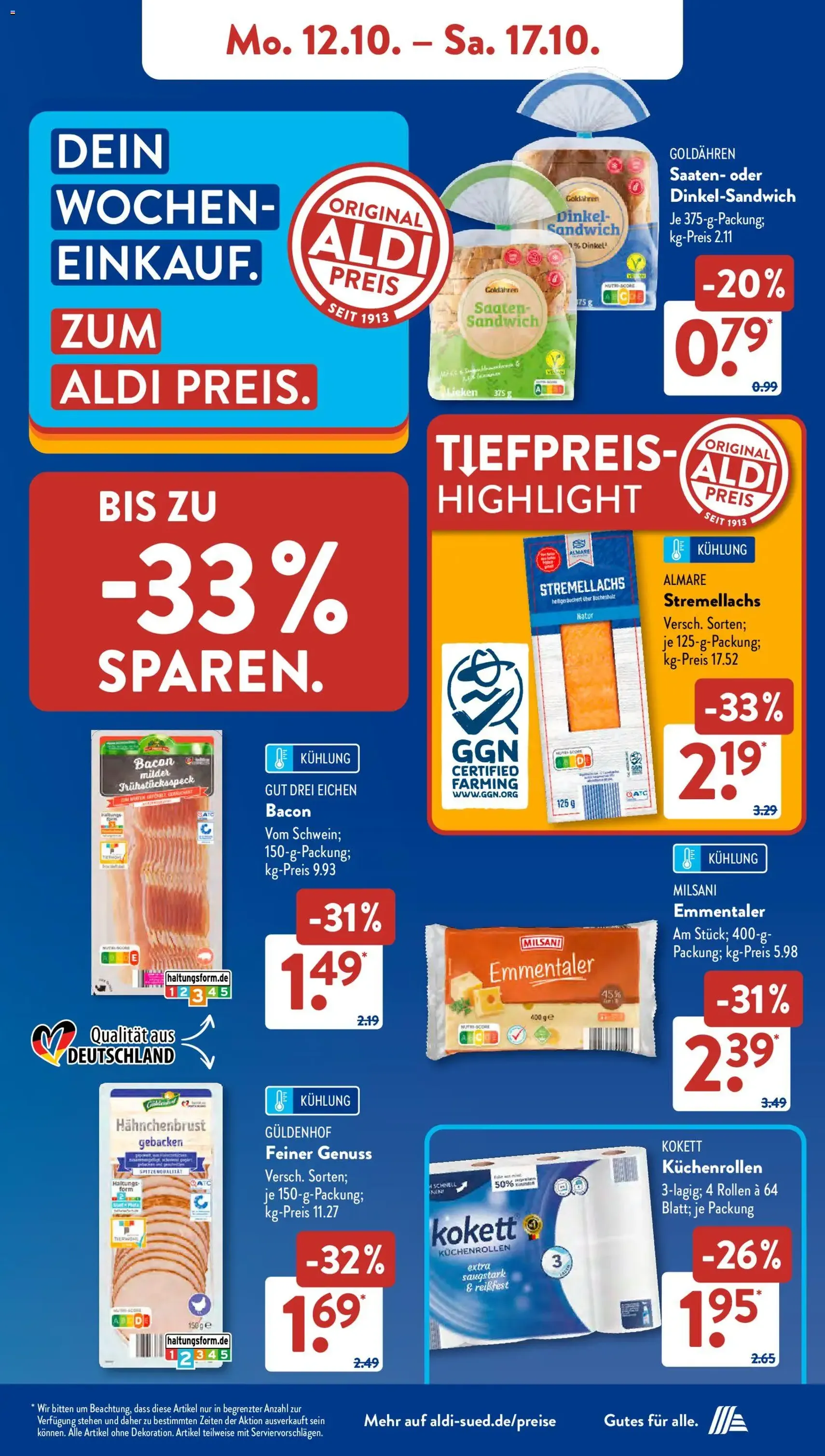 Aldi Süd Prospekt - Gültiger Prospekt ab 12.10.2026, Seite 10 von insgesamt 36