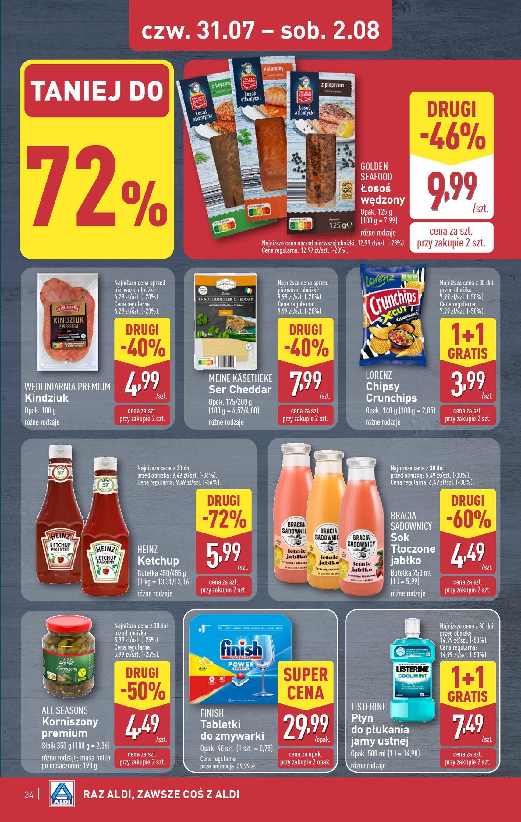 Aldi Gazetka - ważny gazetka od 28.07.2025 strona 34 z 42 Aldi Gazetka - ważny gazetka od 28.07.2025 strona 34 z 42