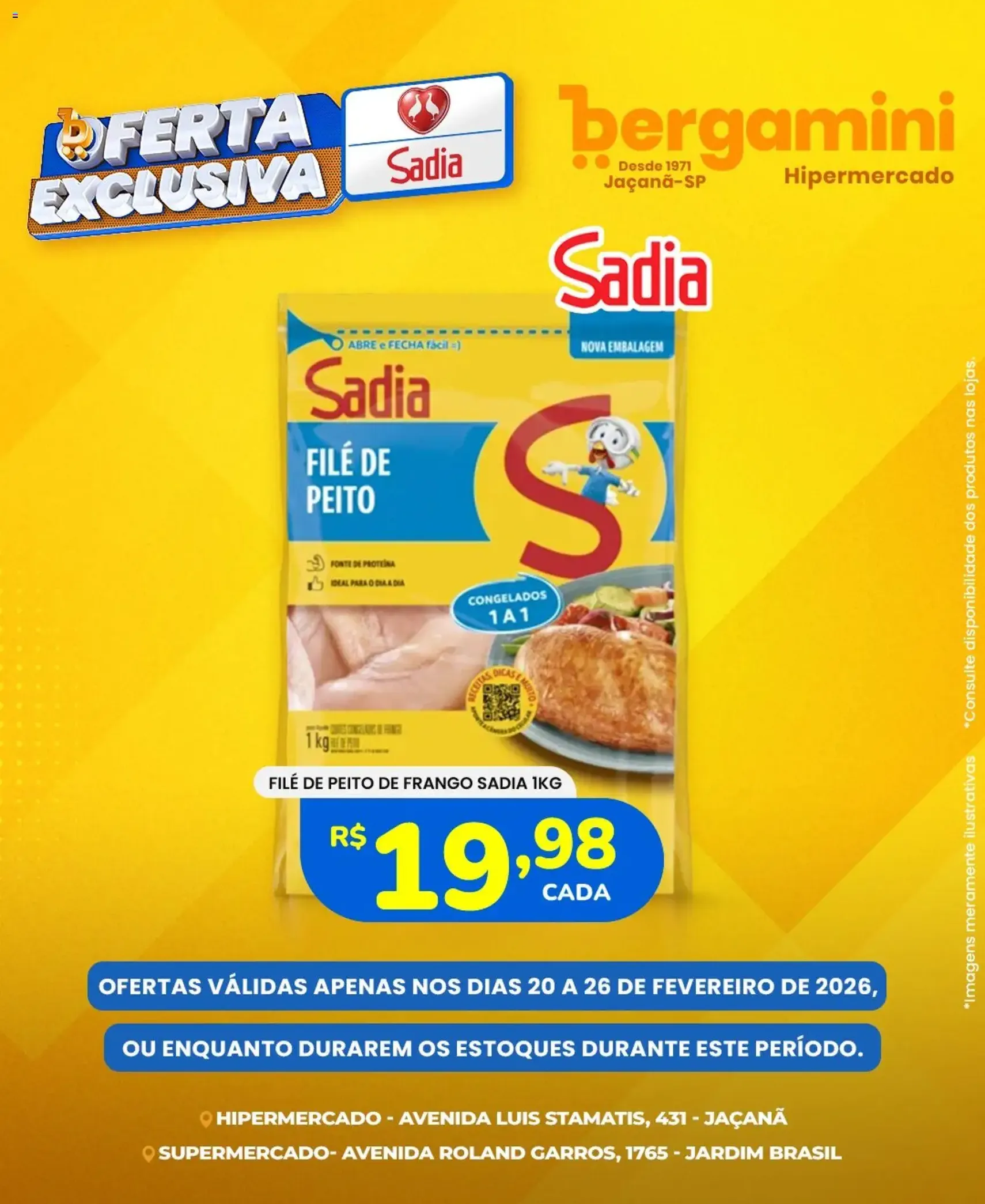 Supermercado Bergamini - Ofertas Sadia e Perdigão - folheto válido a partir de 20/02/2026 página 8 de 8