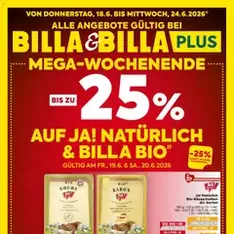 Billa - Flugblatt - Prospekt Vorschau gültig ab 18.06.2026