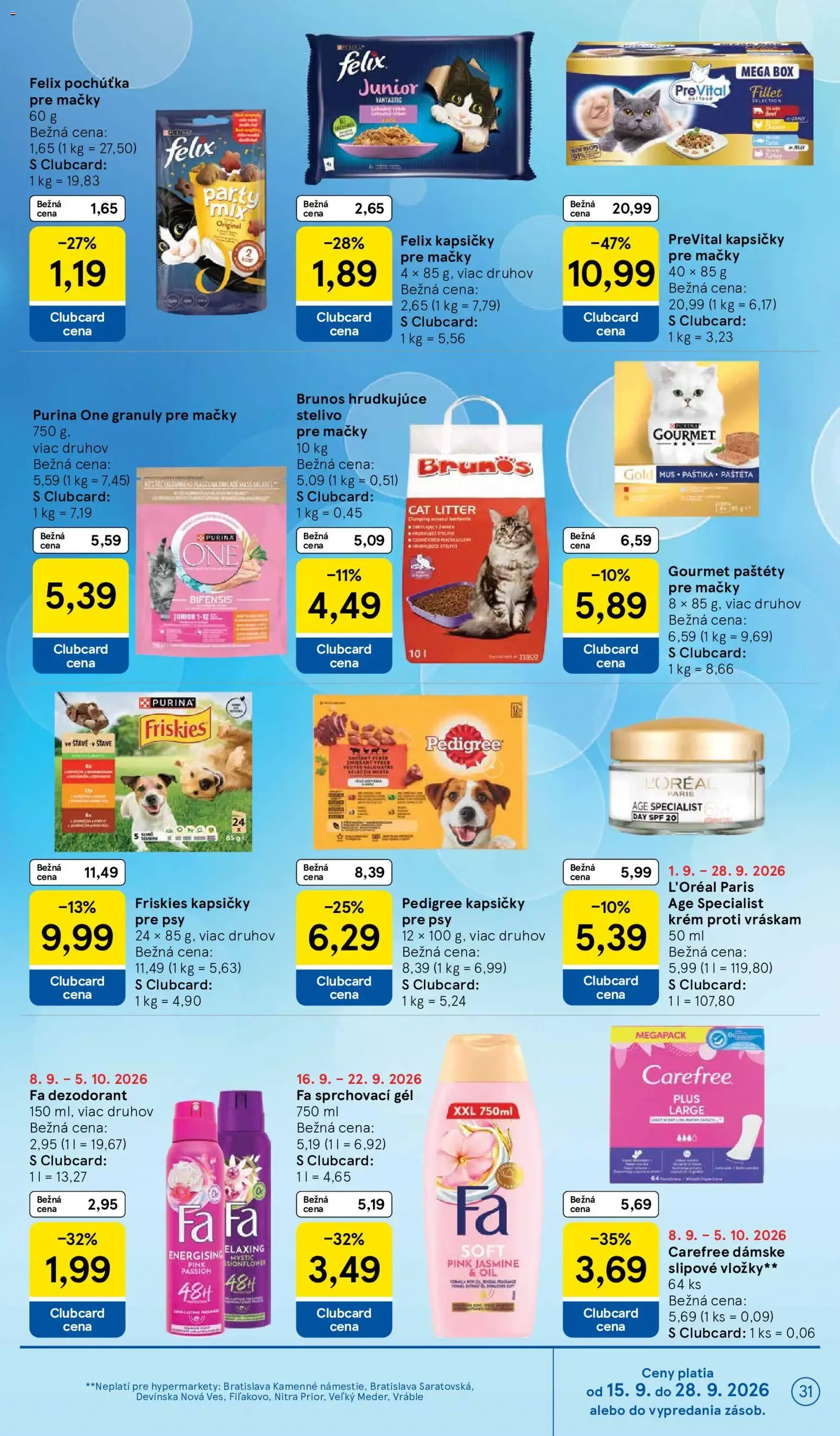 Tesco Hypermarket - leták - platný leták od 16.09.2026 strana 31 z 42