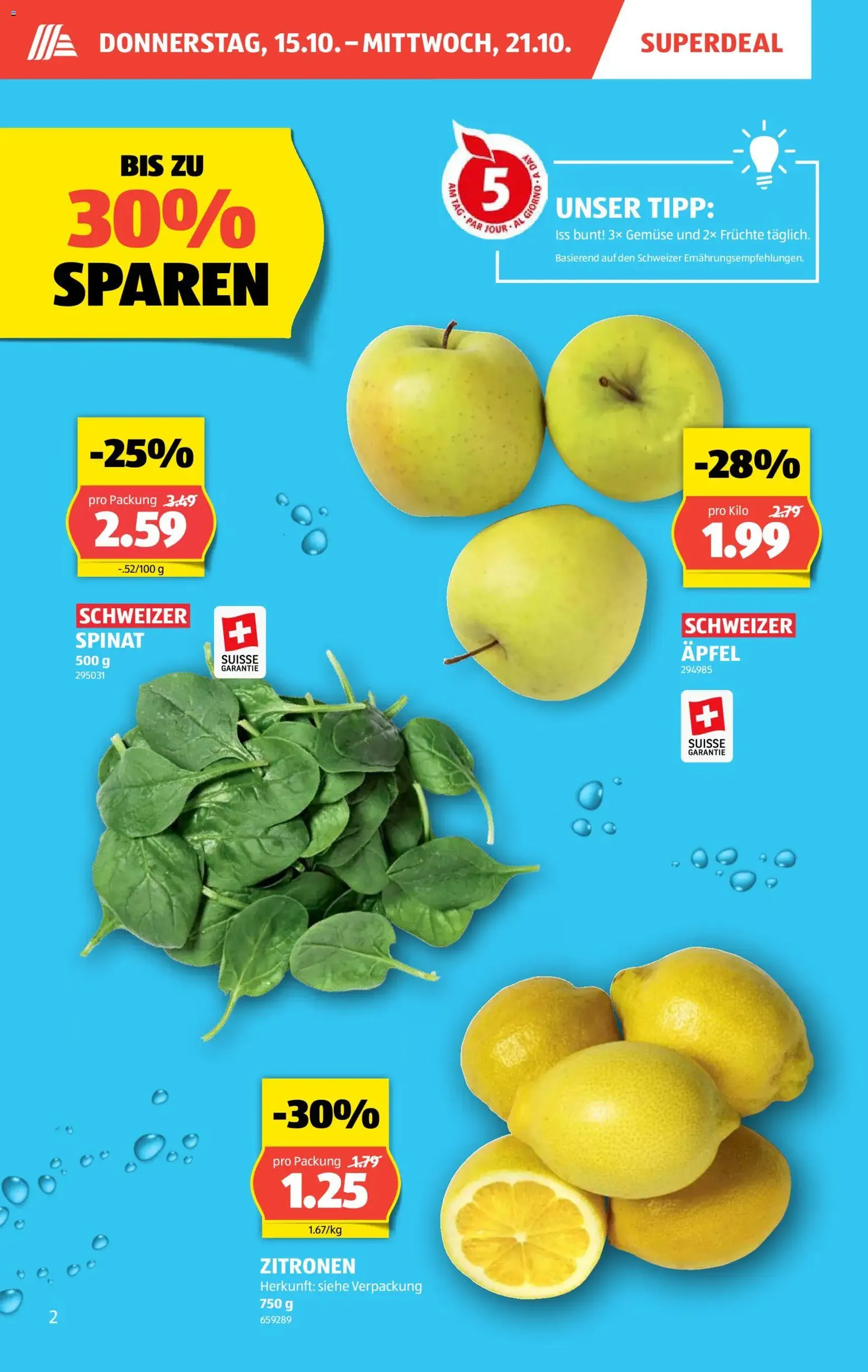 Aldi aktionen - Gültiger Prospekt ab 15.10.2026, Seite 2 von insgesamt 38