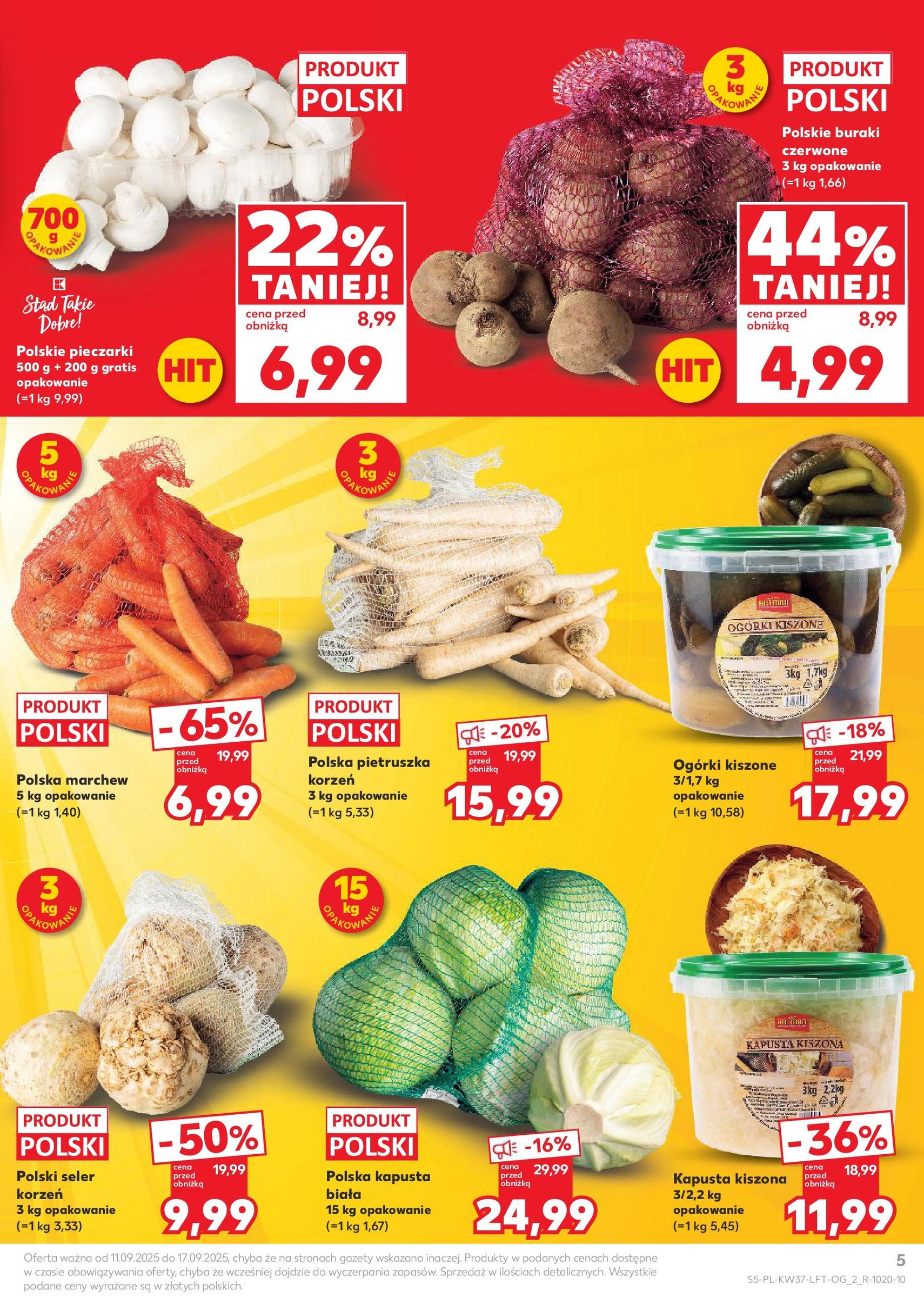 Kaufland gazetka - ważny gazetka od 11.09.2025 strona 5 z 61 Kaufland gazetka - ważny gazetka od 11.09.2025 strona 5 z 61