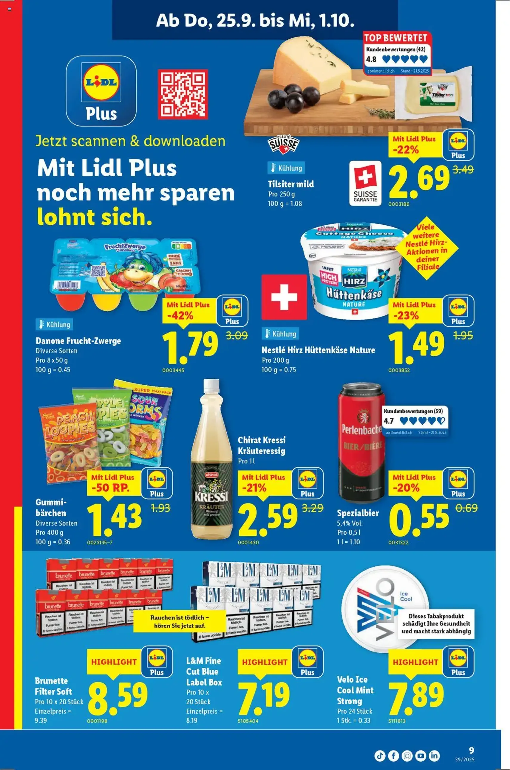 Lidl Aktionen - Gültiger Prospekt ab 25.09.2025, Seite 9 von insgesamt 32