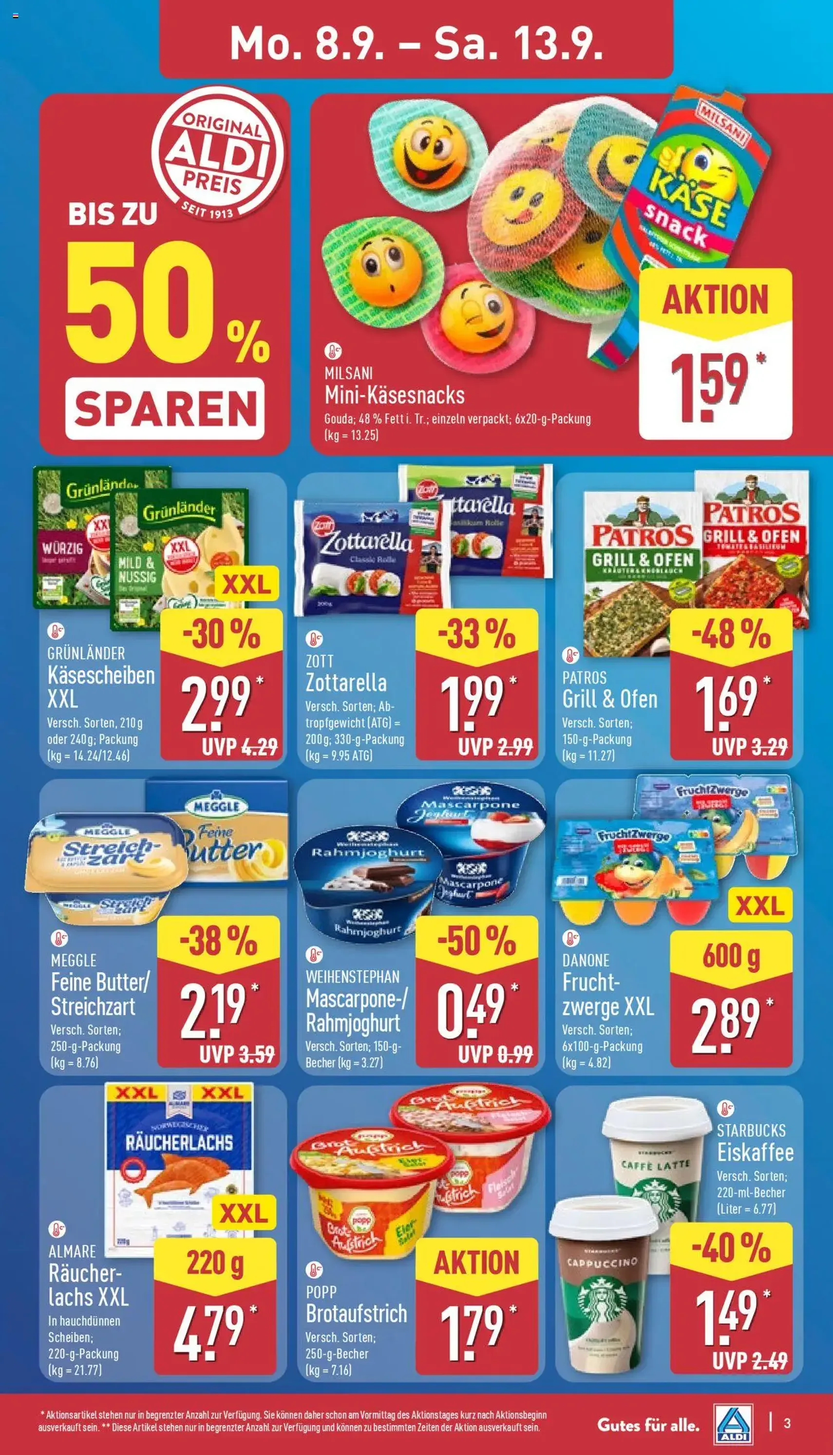 Aldi Prospekt - Gültiger Prospekt ab 08.09.2025, Seite 7 von insgesamt 47 Aldi Prospekt - Gültiger Prospekt ab 08.09.2025, Seite 7 von insgesamt 47
