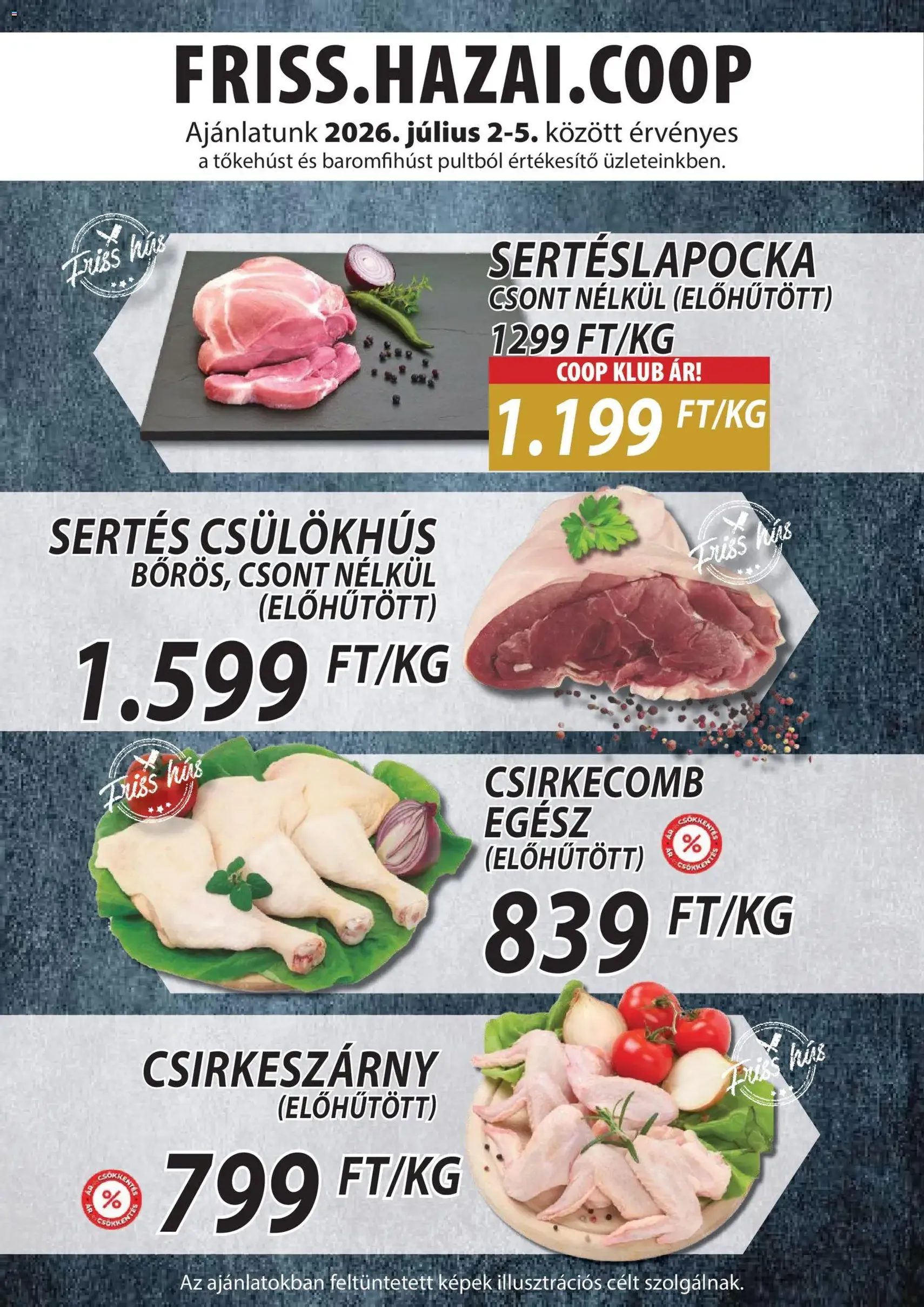 COOP Szolnok akciós újság - 2026.07.02. érvényes szórólap 4 oldal 8 oldalból