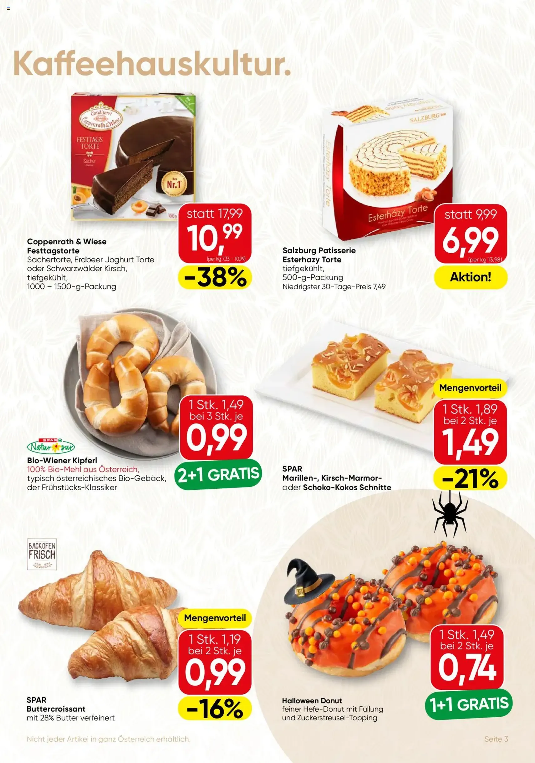 SPAR Gourmet Flugblatt - Gültiger Prospekt ab 23.10.2025, Seite 3 von insgesamt 12