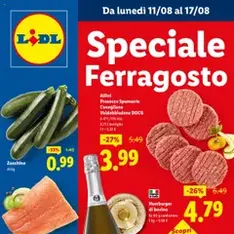 Volantino Lidl - anteprima volantino valido dal 11/08/2025