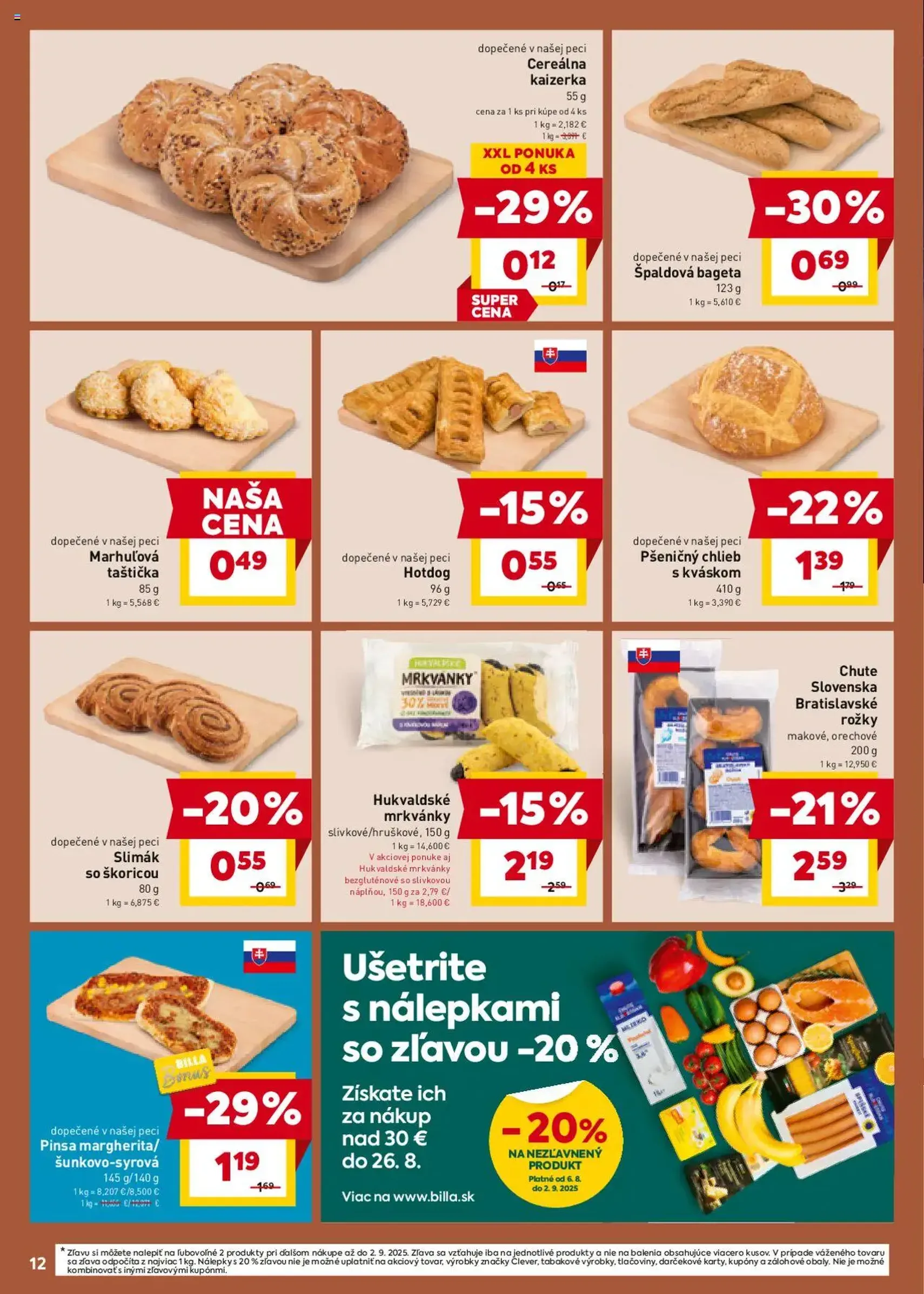 Billa leták - platný leták od 20.08.2025 strana 12 z 20