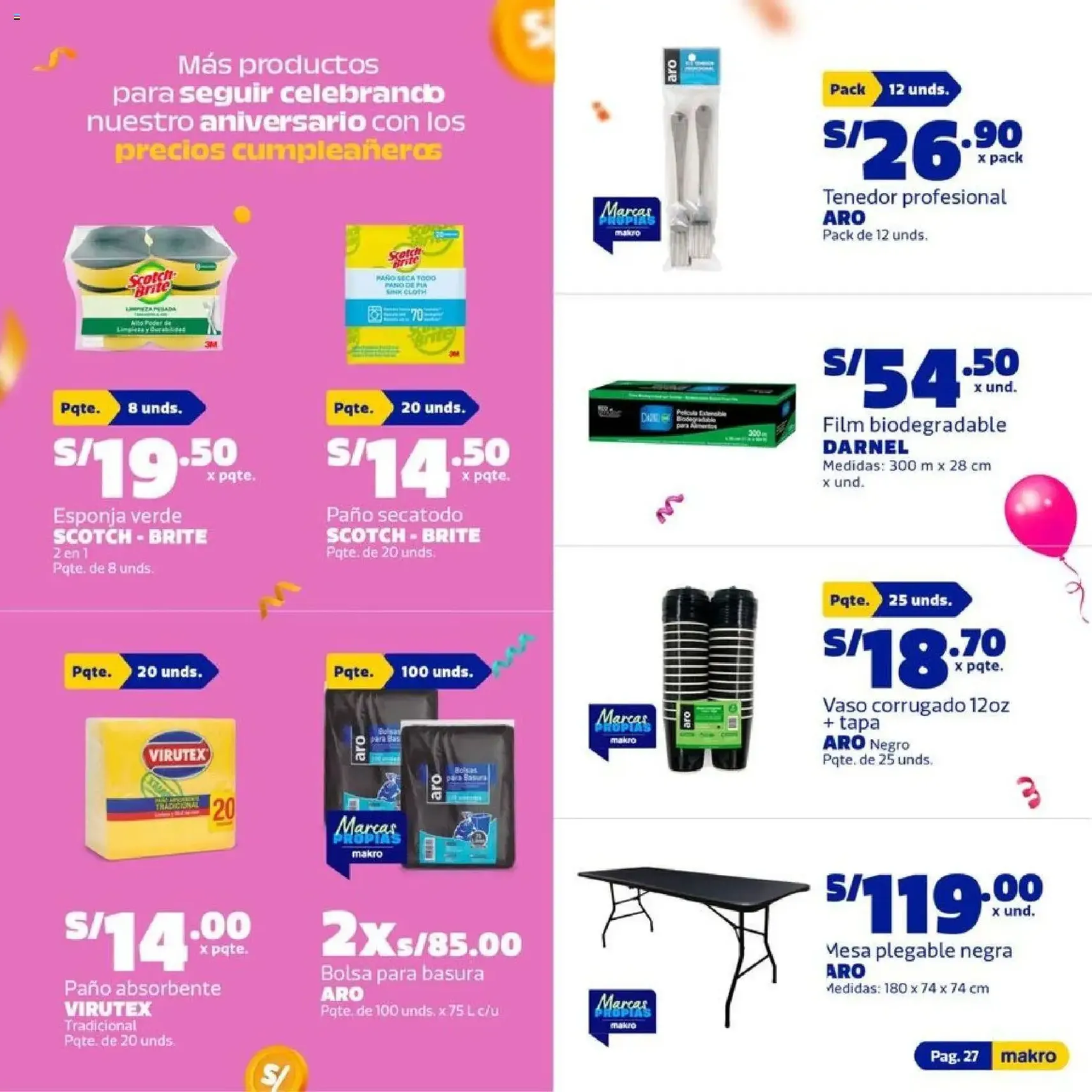 Makro catálogo - folleto válido desde 14/07/2026 página 27 de 28