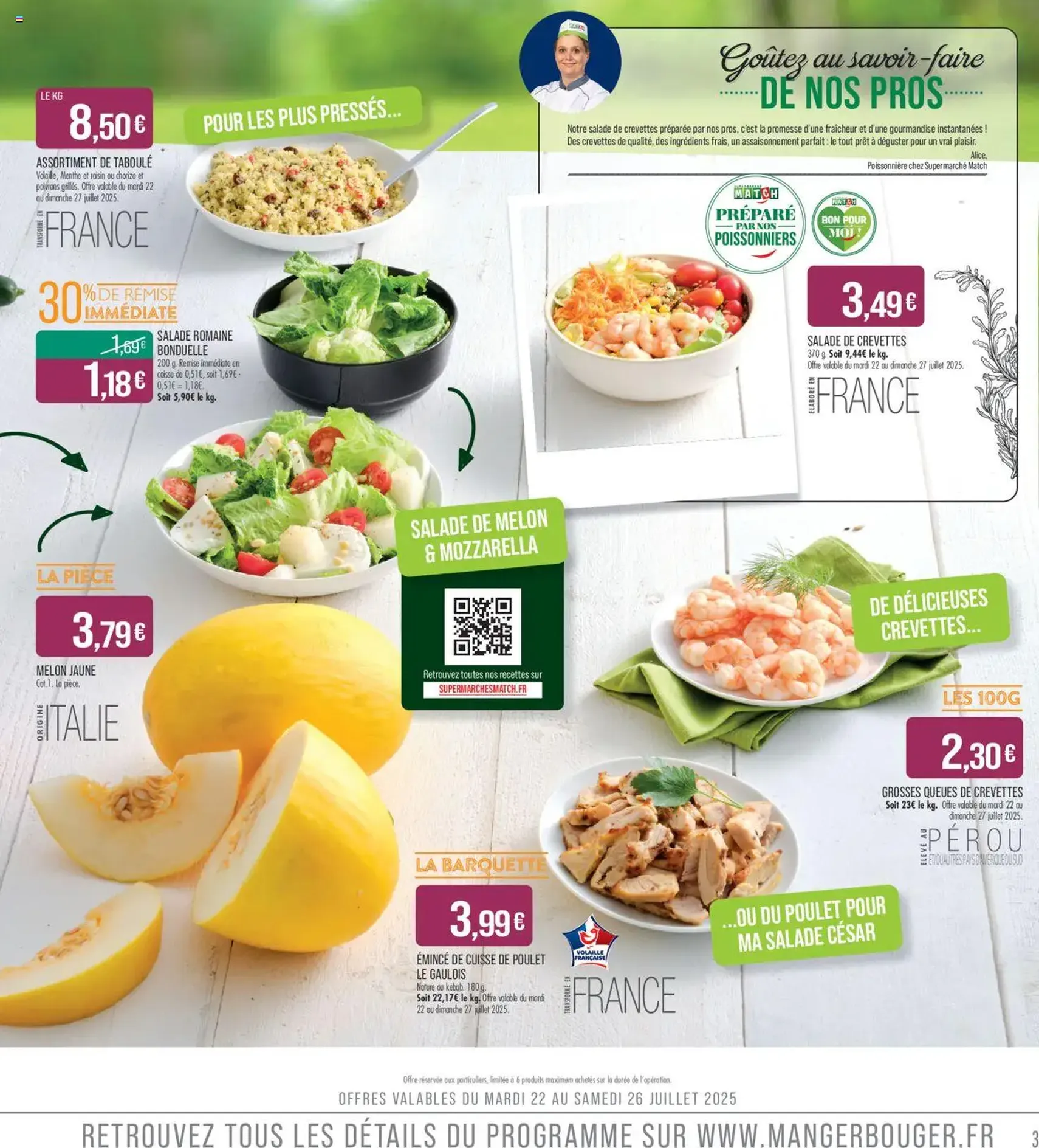 Match Supermarché catalogue - brochure valable à partir du 22/07/2025, page 3 sur 20 Match Supermarché catalogue - brochure valable à partir du 22/07/2025, page 3 sur 20