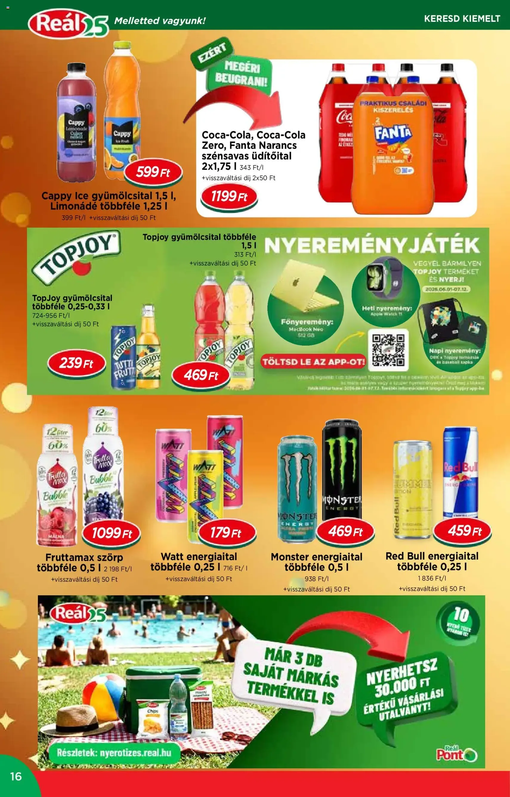Reál akciós újság - 2026.06.03. érvényes szórólap 16 oldal 20 oldalból