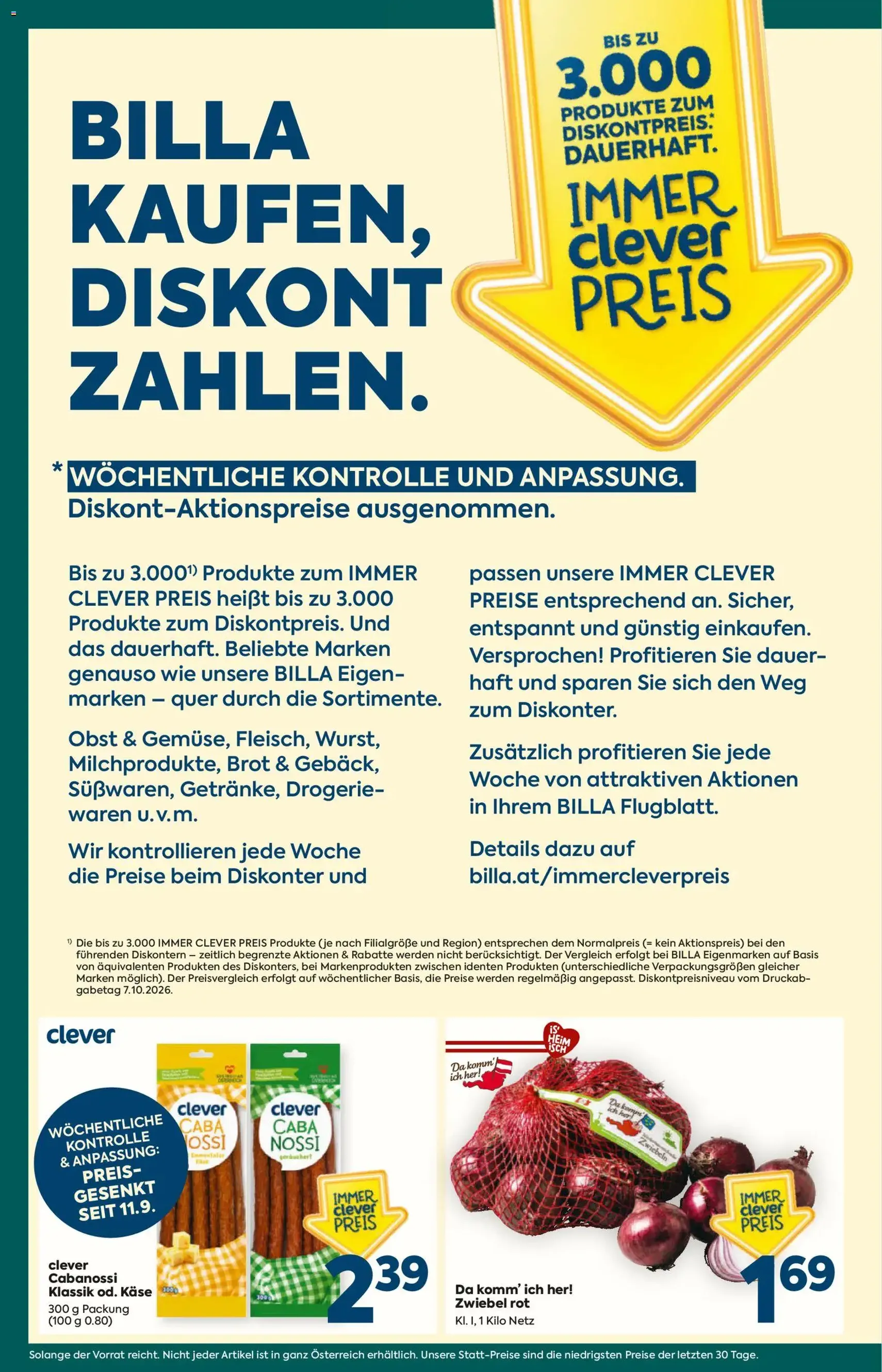 Billa Plus Flugblatt - Gültiger Prospekt ab 22.10.2026, Seite 2 von insgesamt 20