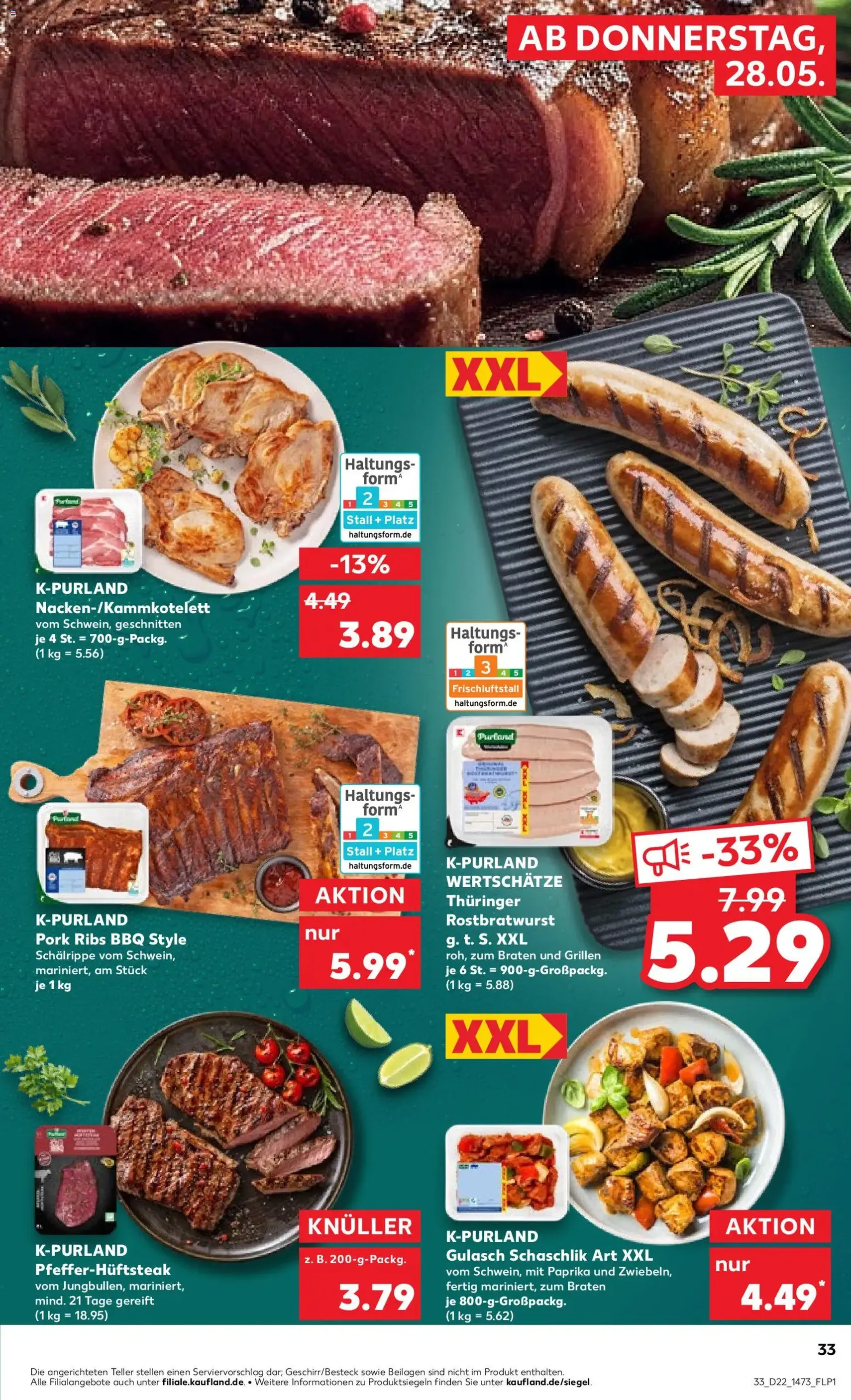 Kaufland Prospekt - Gültiger Prospekt ab 28.05.2026, Seite 33 von insgesamt 64