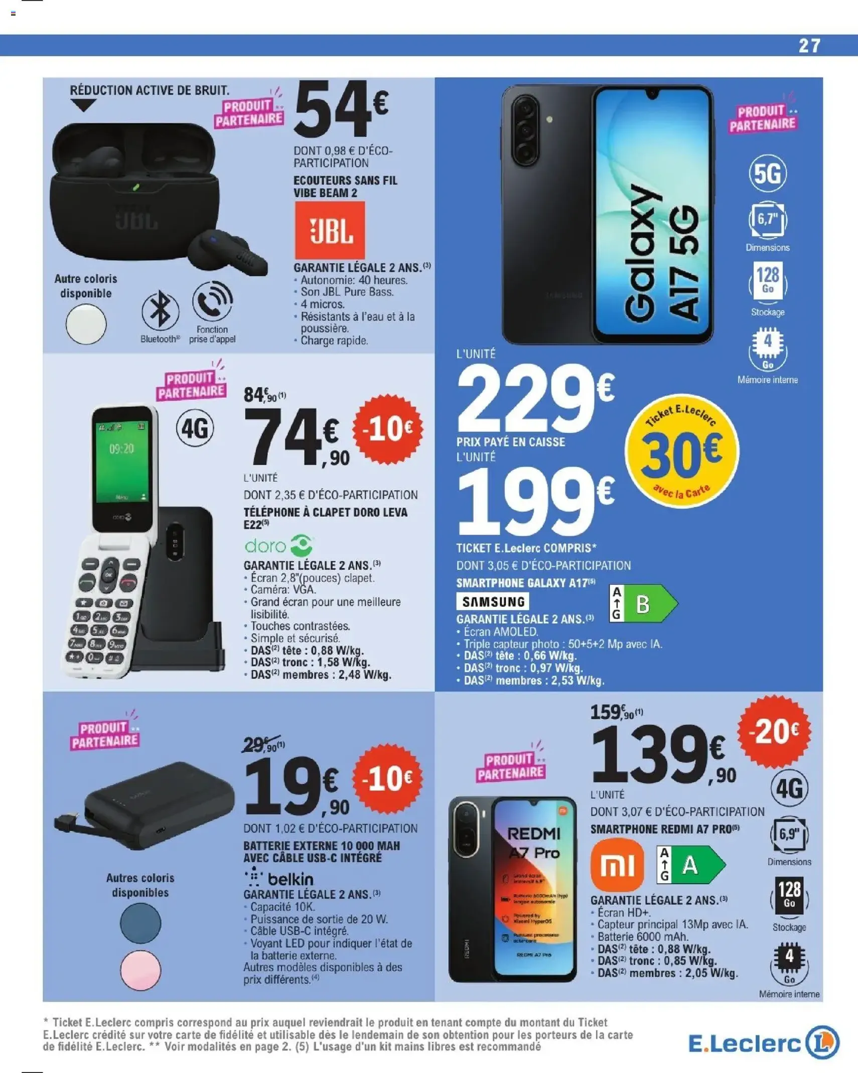 E.Leclerc catalogue - brochure valable à partir du 21/07/2026, page 27 sur 28