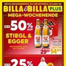 Billa - Flugblatt - Prospekt Vorschau gültig ab 10.09.2026