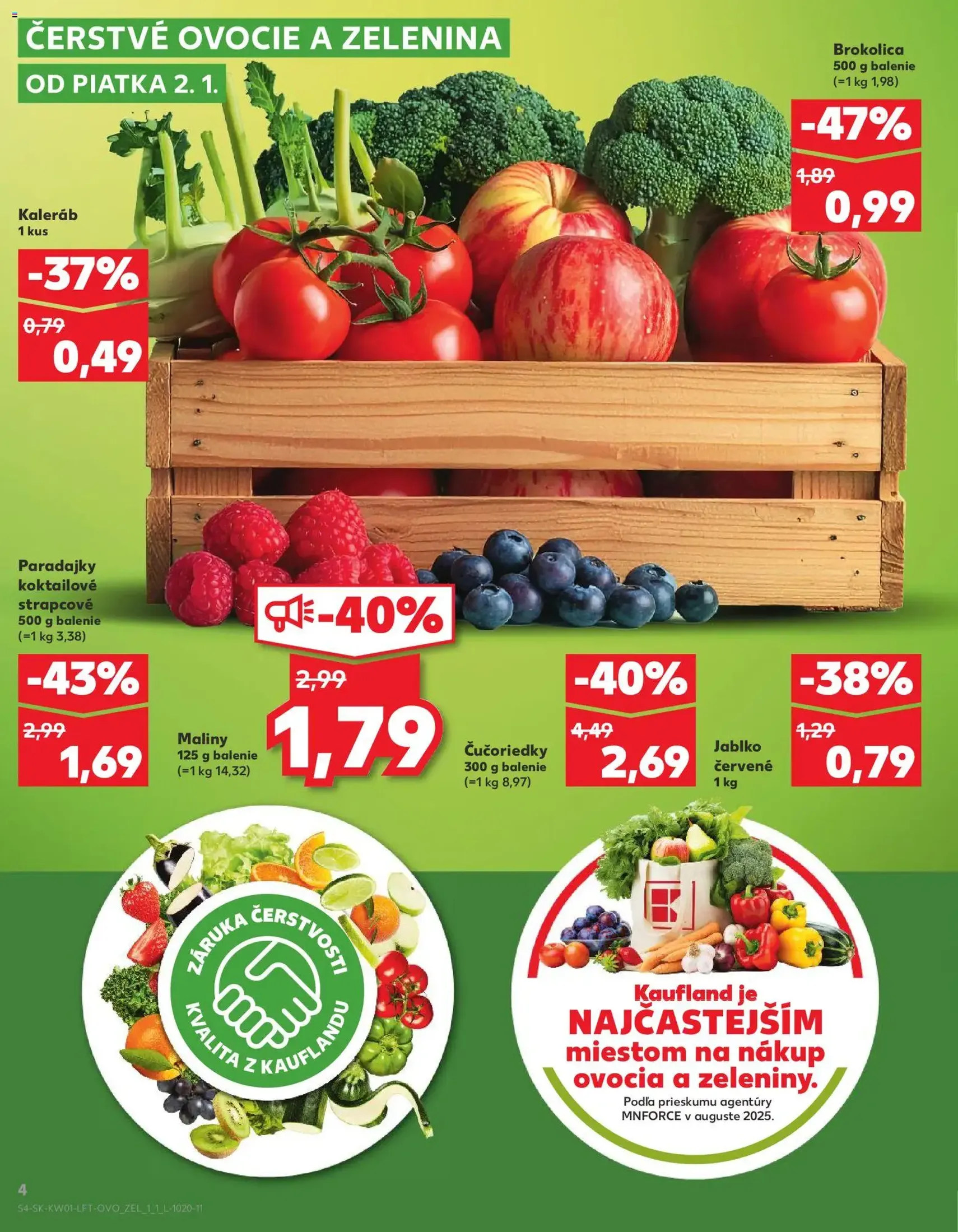 Kaufland leták - platný leták od 02.01.2026 strana 4 z 72