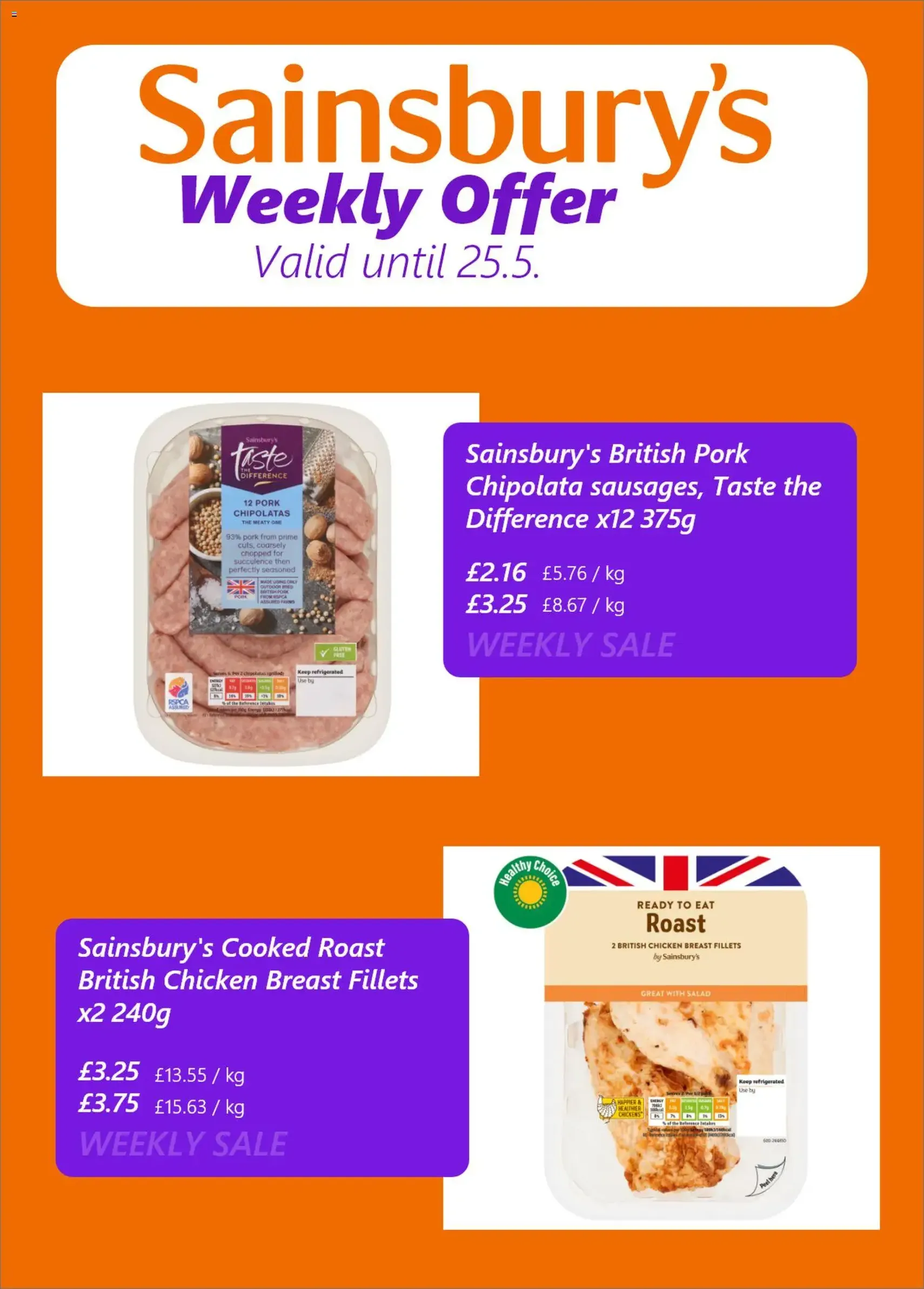 Sainsbury's - Weekly offers - valid flyer from 19/05/2026, page 2 of 5