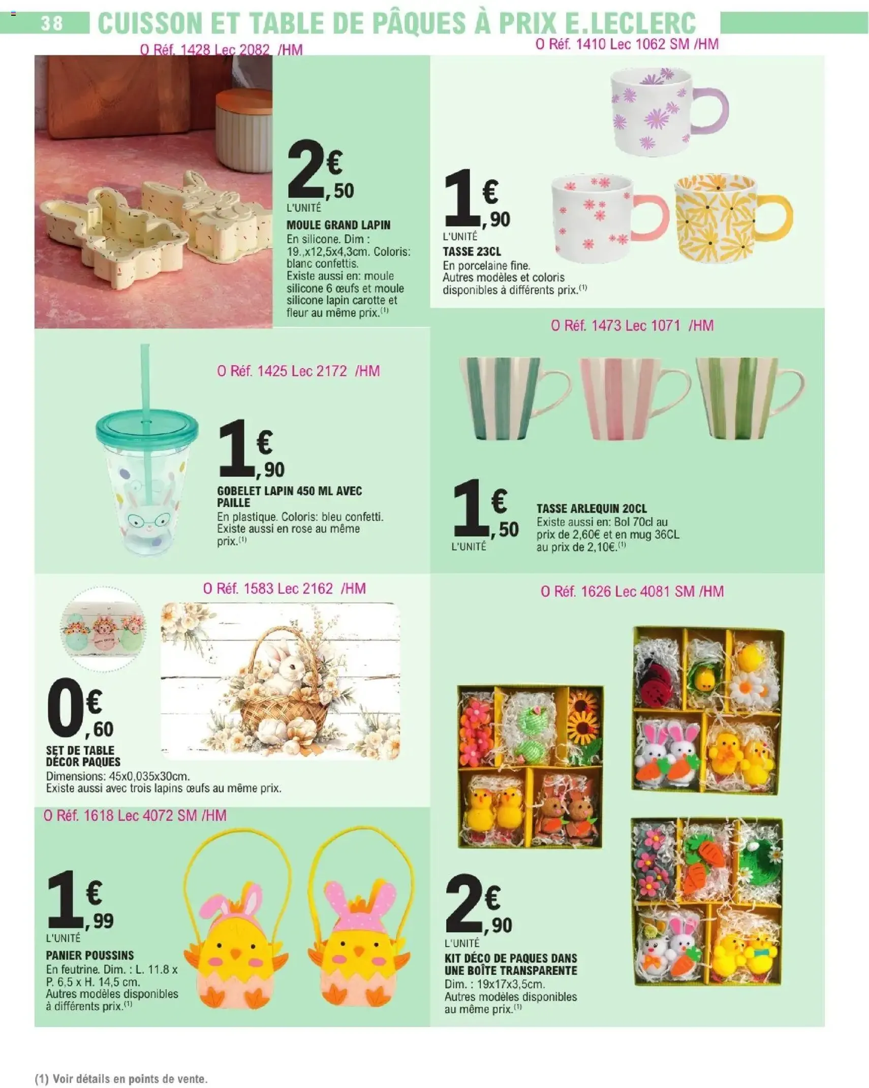E.Leclerc catalogue de la semaine 13 - brochure valable à partir du 24/03/2026, page 38 sur 63