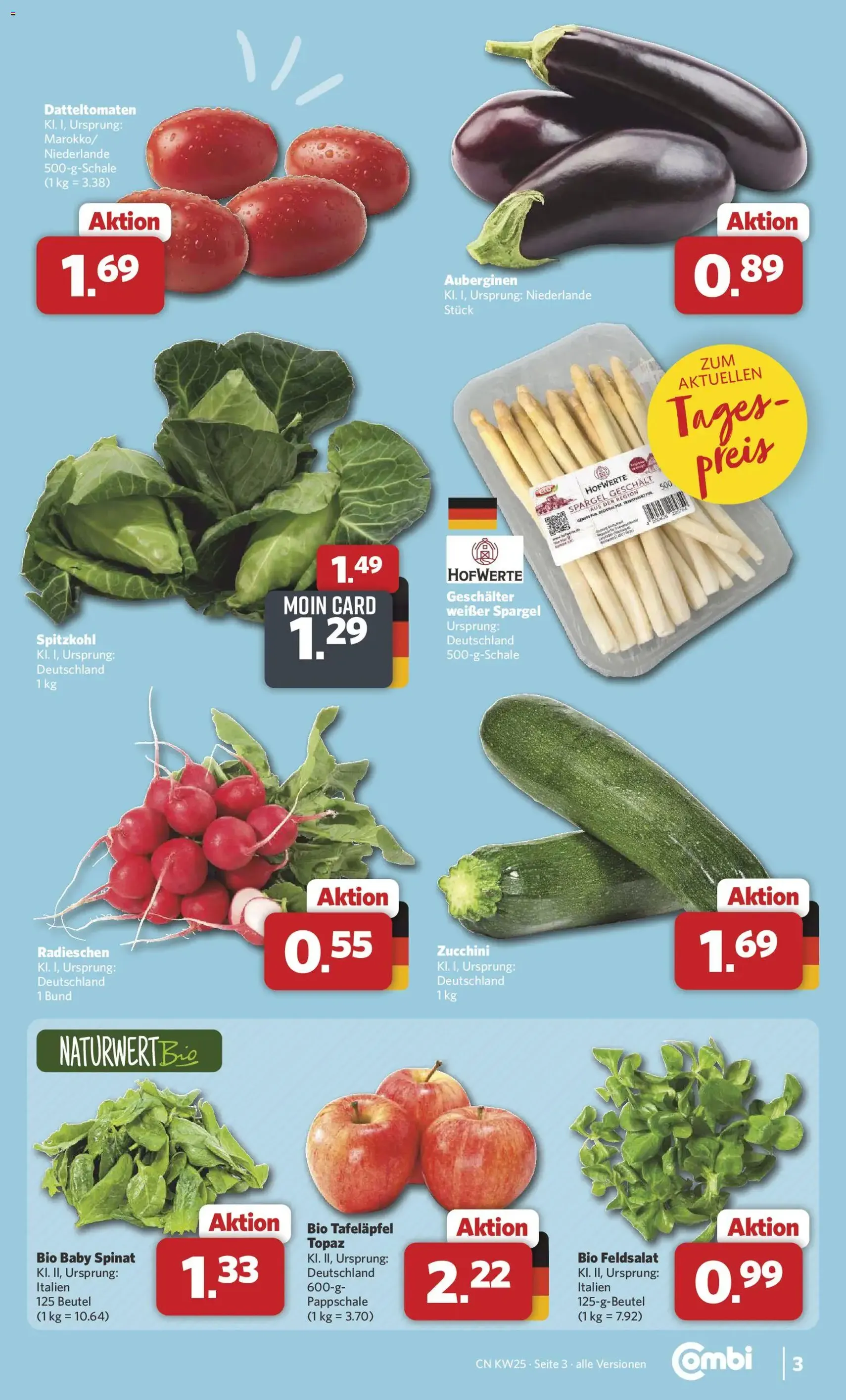 Combi Prospekt - Gültiger Prospekt ab 15.06.2026, Seite 3 von insgesamt 39