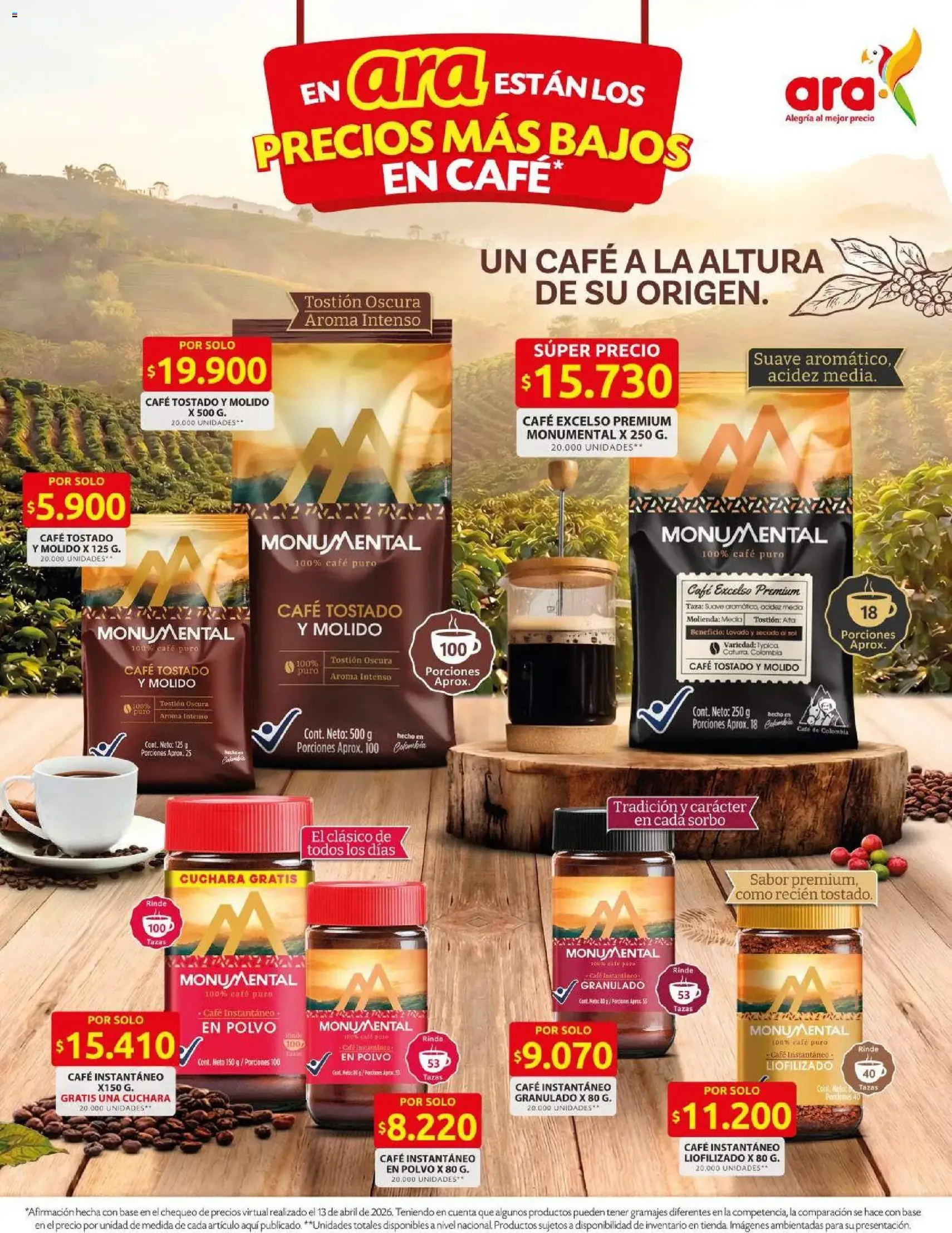 Ara catálogo - Ahorra con precios bajos y ofertas en la canasta familiar | ara - folleto válido desde 02/04/2026 página 6 de 12
