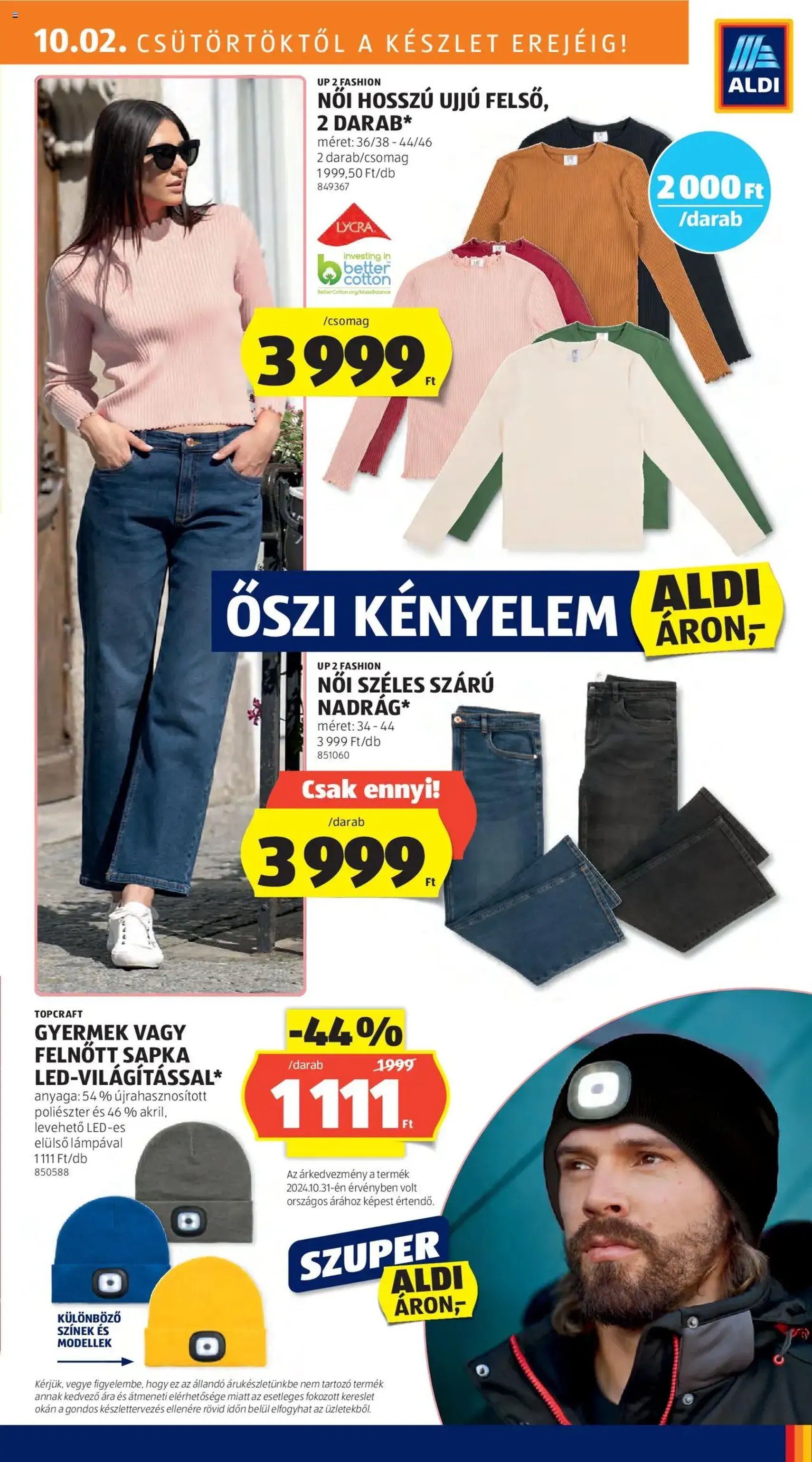 Aldi Akciós újság - 2025.10.02. érvényes szórólap 19 oldal 40 oldalból Aldi Akciós újság - 2025.10.02. érvényes szórólap 19 oldal 40 oldalból