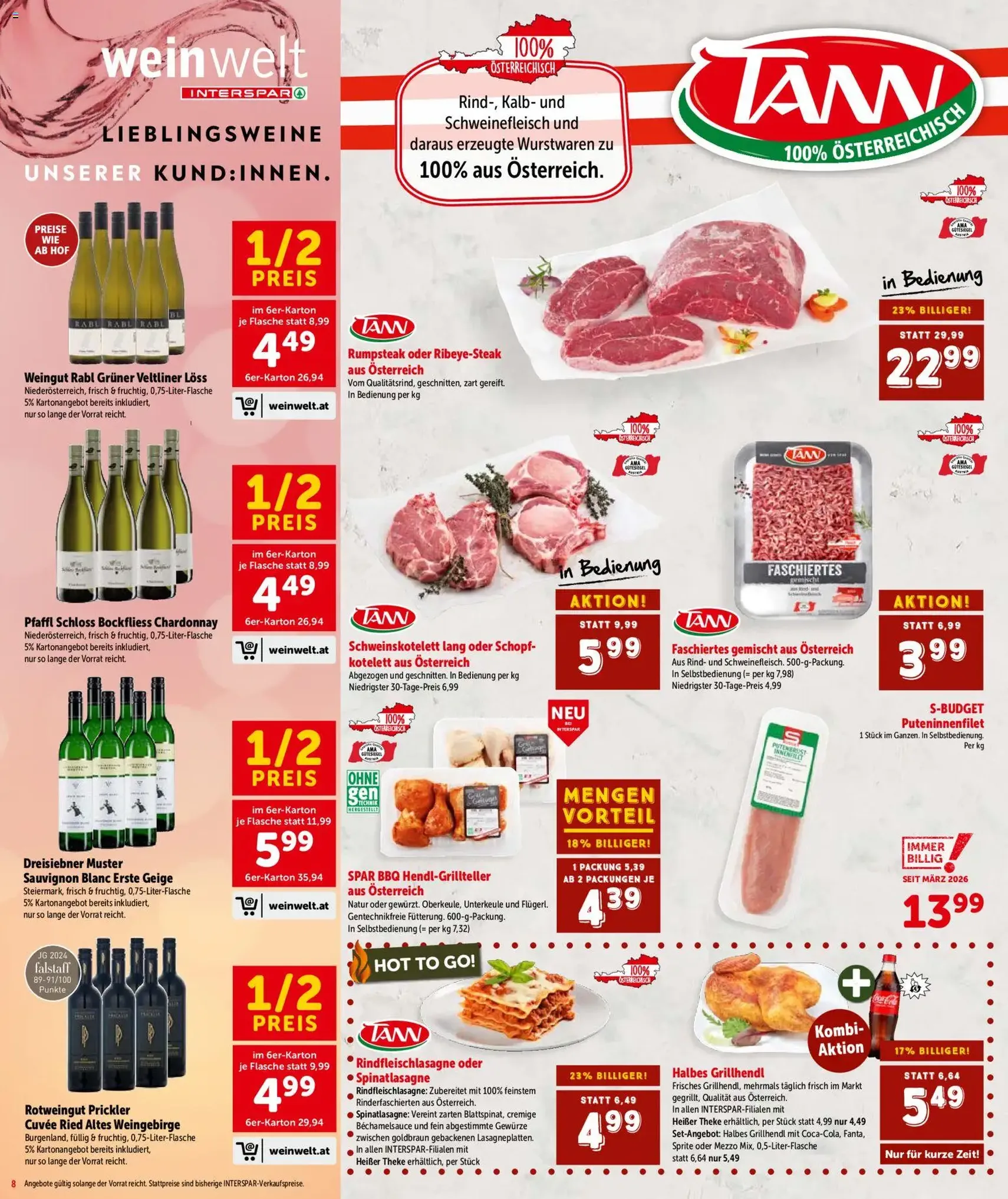 Interspar - Flugblatt - Gültiger Prospekt ab 13.08.2026, Seite 8 von insgesamt 20