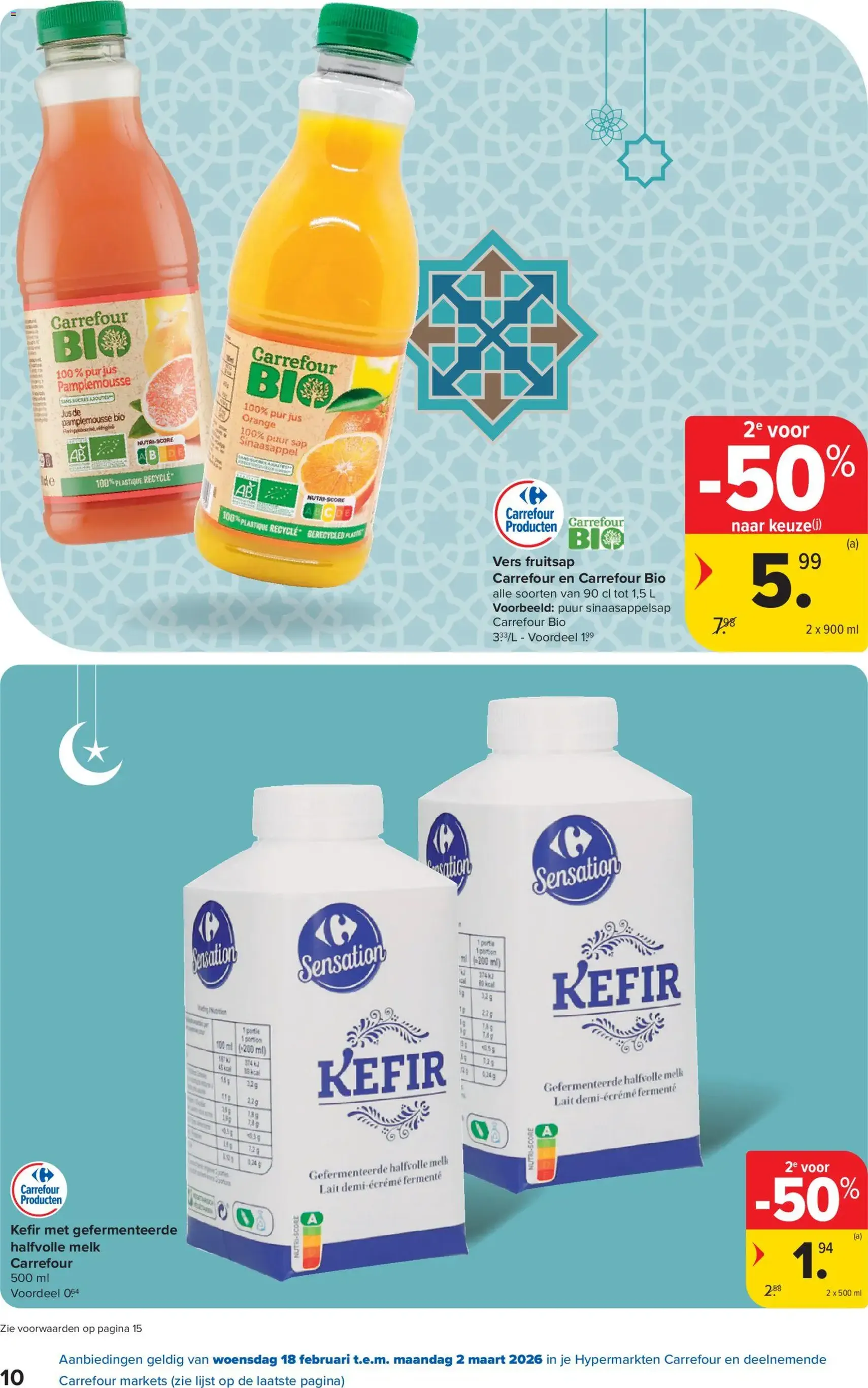 Carrefour folder week 8 - geldige folder vanaf 18/02/2026 pagina 10 van 16