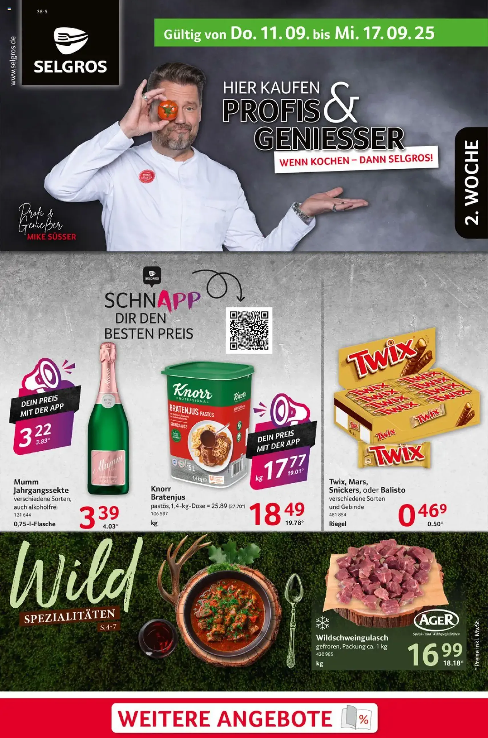 Selgros Prospekt - Gültiger Prospekt ab 11.09.2025, Seite 1 von insgesamt 28 Selgros Prospekt - Gültiger Prospekt ab 11.09.2025, Seite 1 von insgesamt 28
