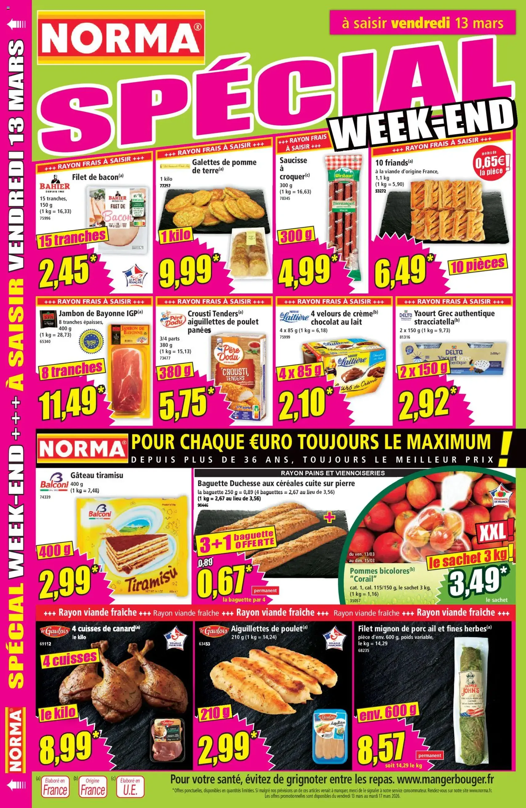 Norma catalogue - brochure valable à partir du 11/03/2026, page 14 sur 14