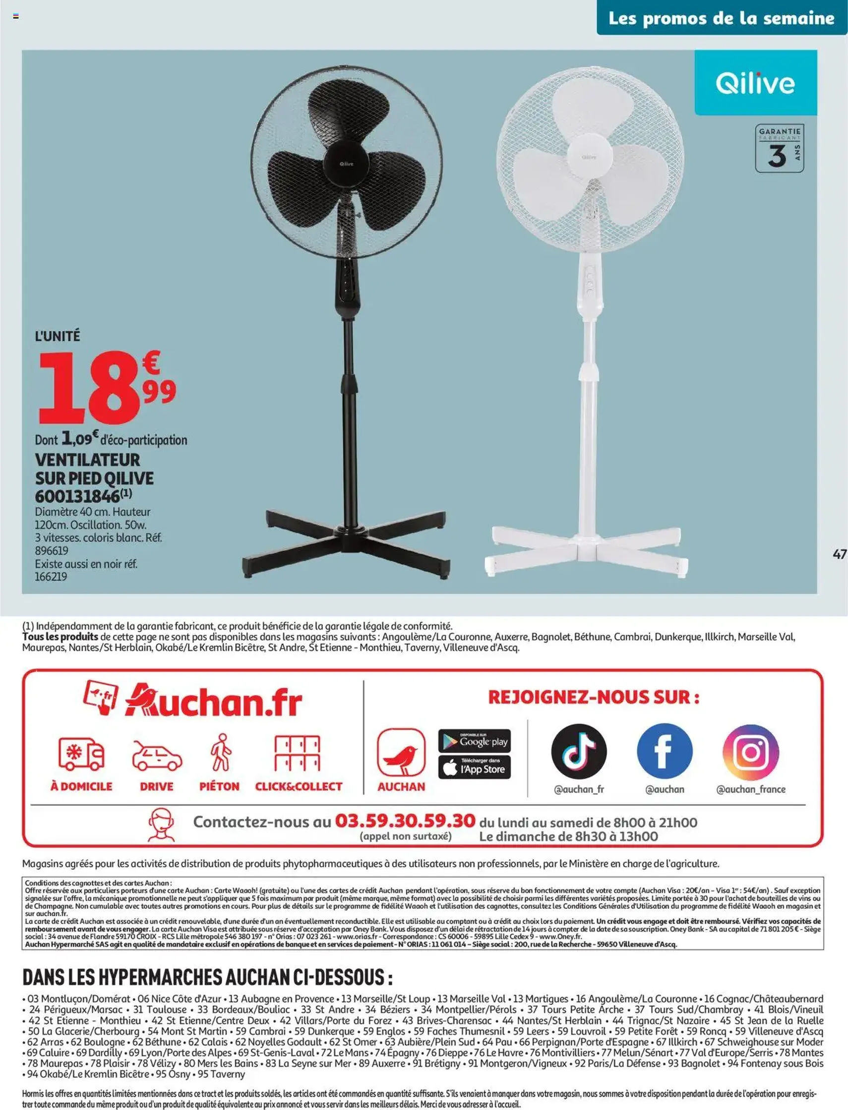 Auchan prospectus - brochure valable à partir du 29/07/2025, page 47 sur 49 Auchan prospectus - brochure valable à partir du 29/07/2025, page 47 sur 49