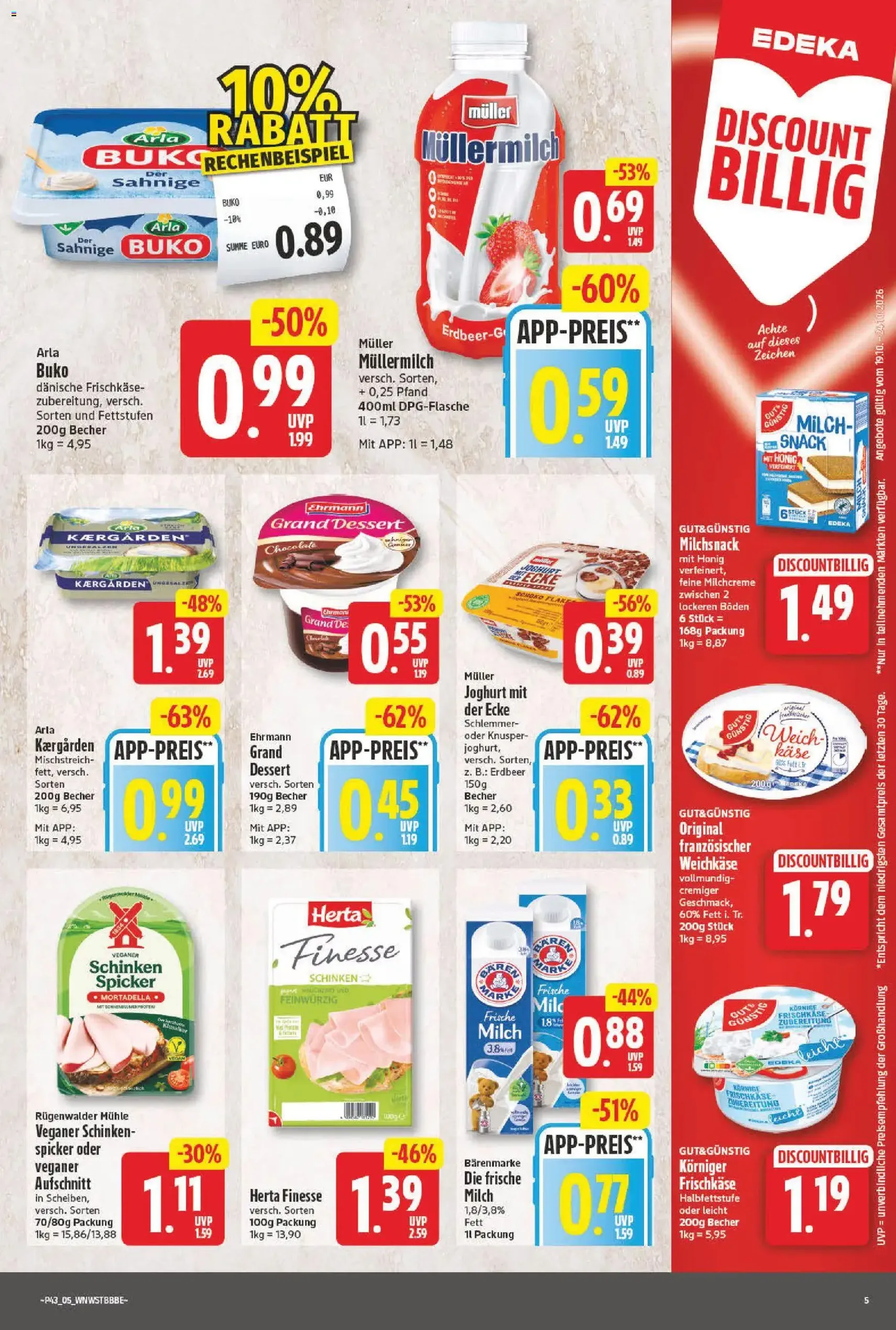 NP Discount Prospekt - Gültiger Prospekt ab 19.10.2026, Seite 5 von insgesamt 16