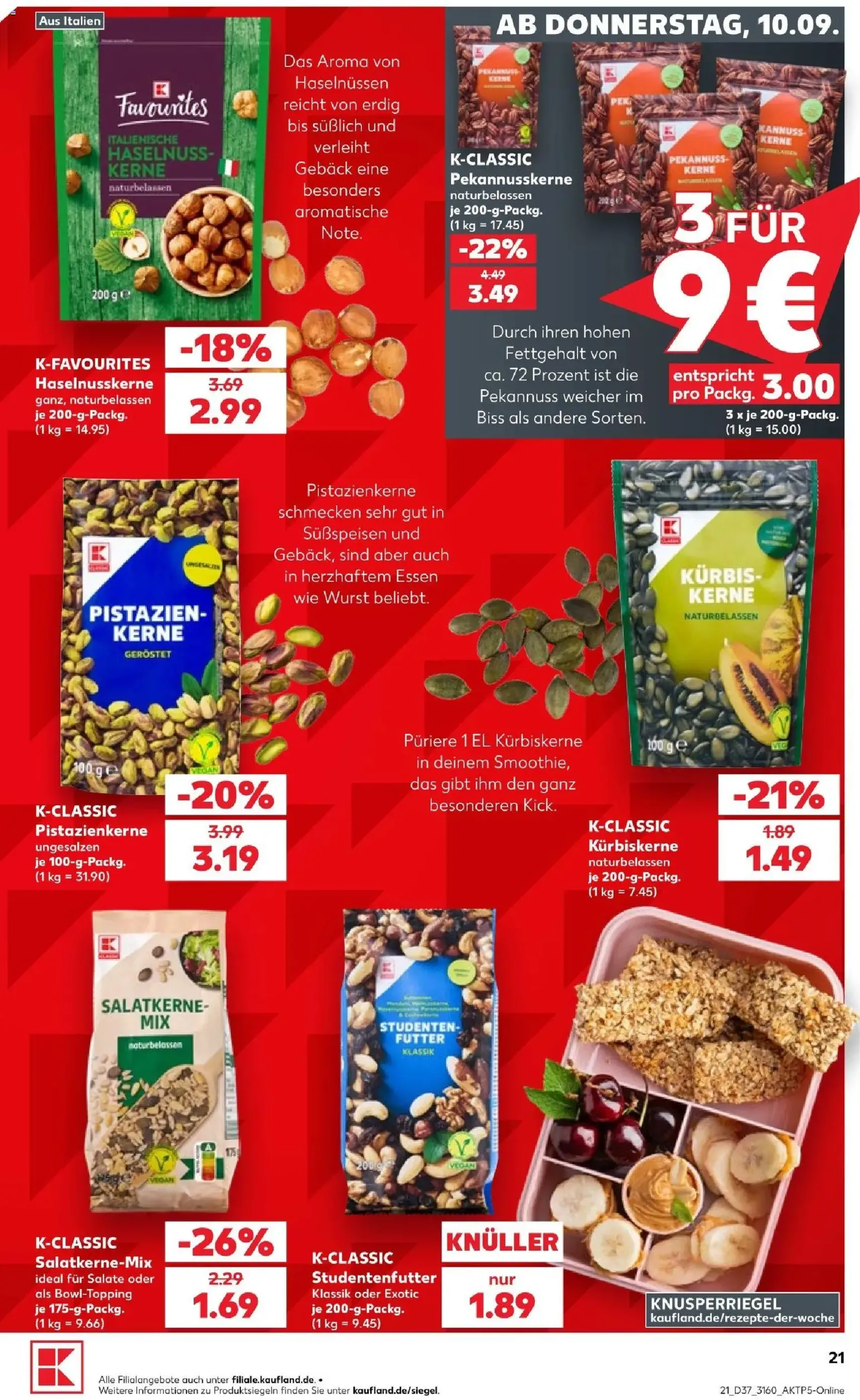 Kaufland Prospekt - Gültiger Prospekt ab 10.09.2026, Seite 21 von insgesamt 66