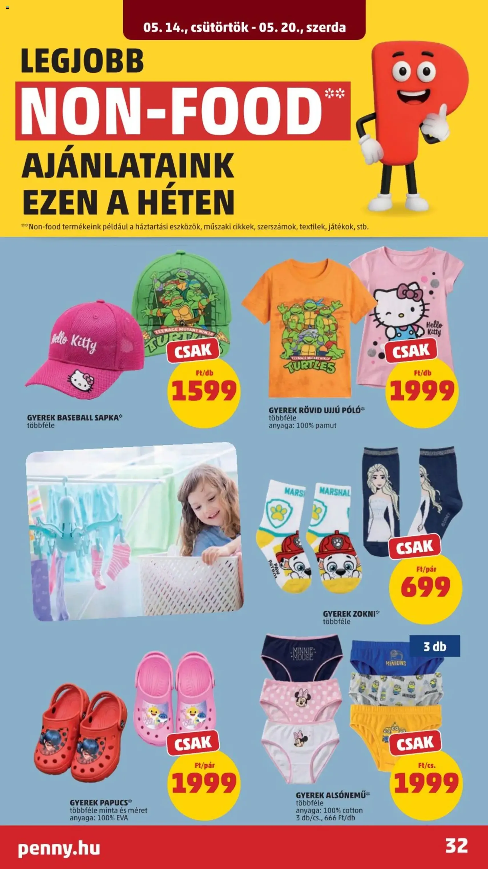 PENNY akciós újság - 2026.05.14. érvényes szórólap 36 oldal 39 oldalból