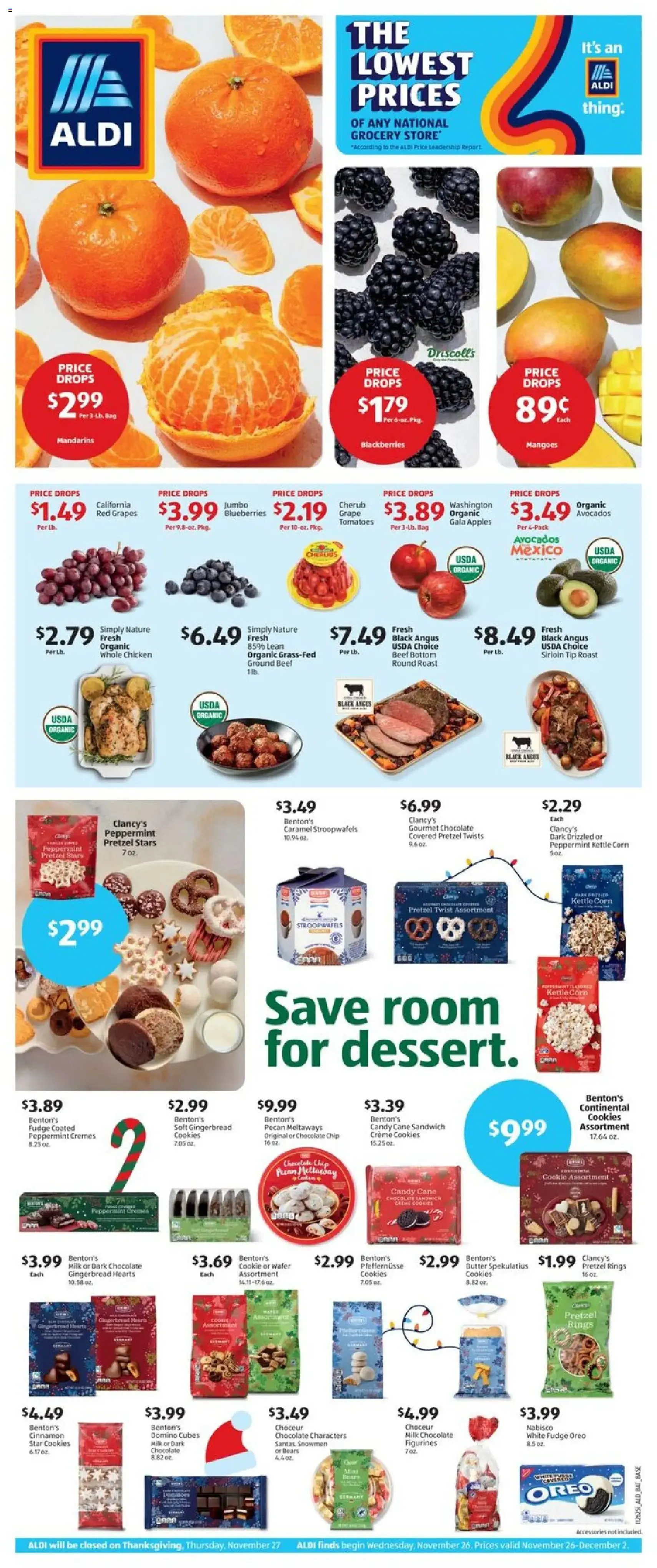 Aldi Weekly Ad - valid flyer from 11/26/2025, page 1 of 3